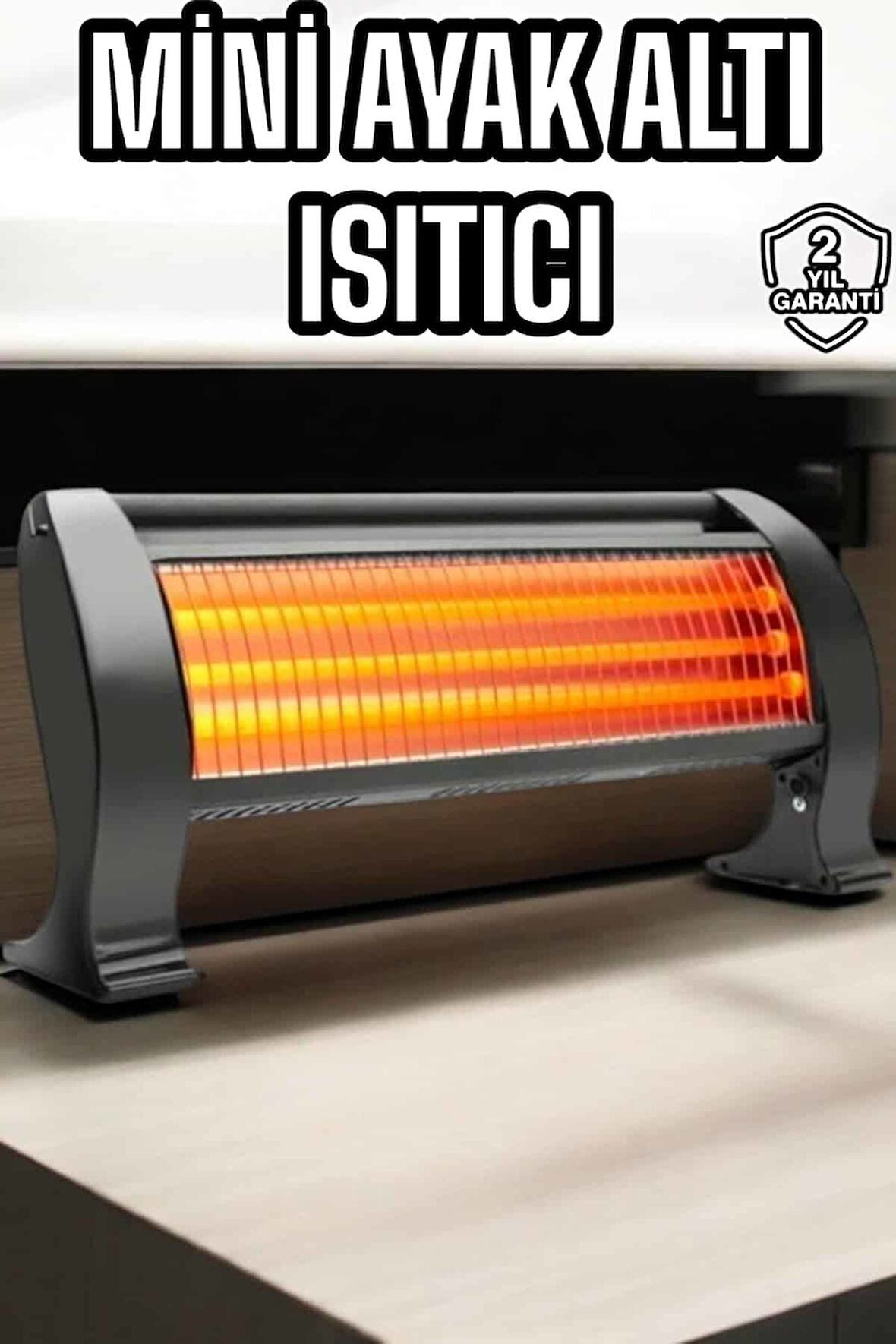 Ayak Altı Elektrikli Soba Isıtıcı Masa Altı Emniyetli