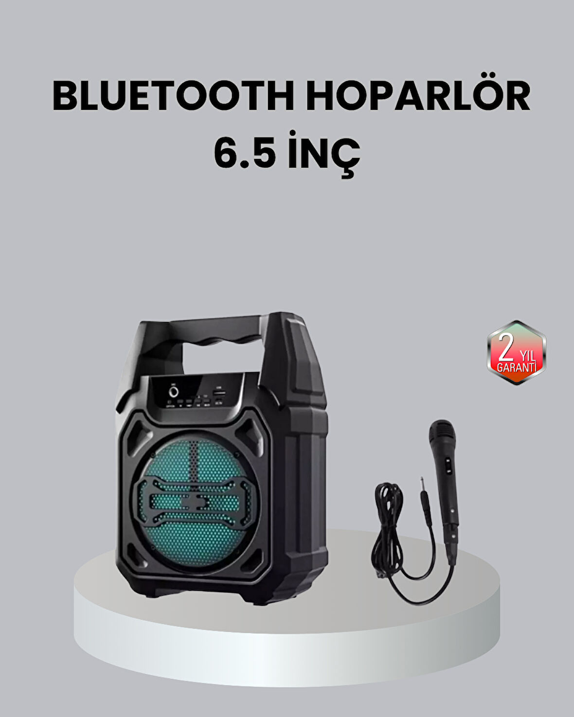 10W Gücünde Kablosuz Hoparlör – Şarjlı, FM Radyolu ve Taşınabilir
