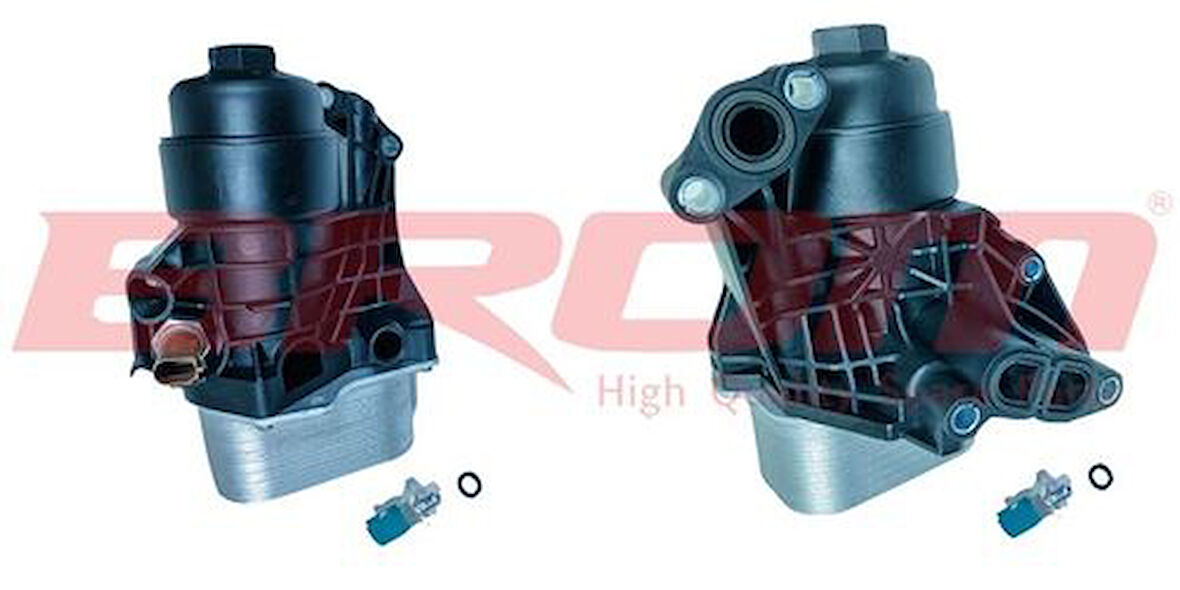 Brom Vw5031 Yağ Filtre Kütüğü Komple (Sogutuculu) A1 A3 Q2 Q3 Arteon Caddy Cc Crafter Golf Vıı Jetta Passat Tıguan T-Roc Leon Toledo Karoq Kodıaq Octavıa Rapıd Superb Yetı 1.6 2.0Tdı Dcxa Dcza Crlb Ddaa Dfha Dfca Cuwa Cuvc