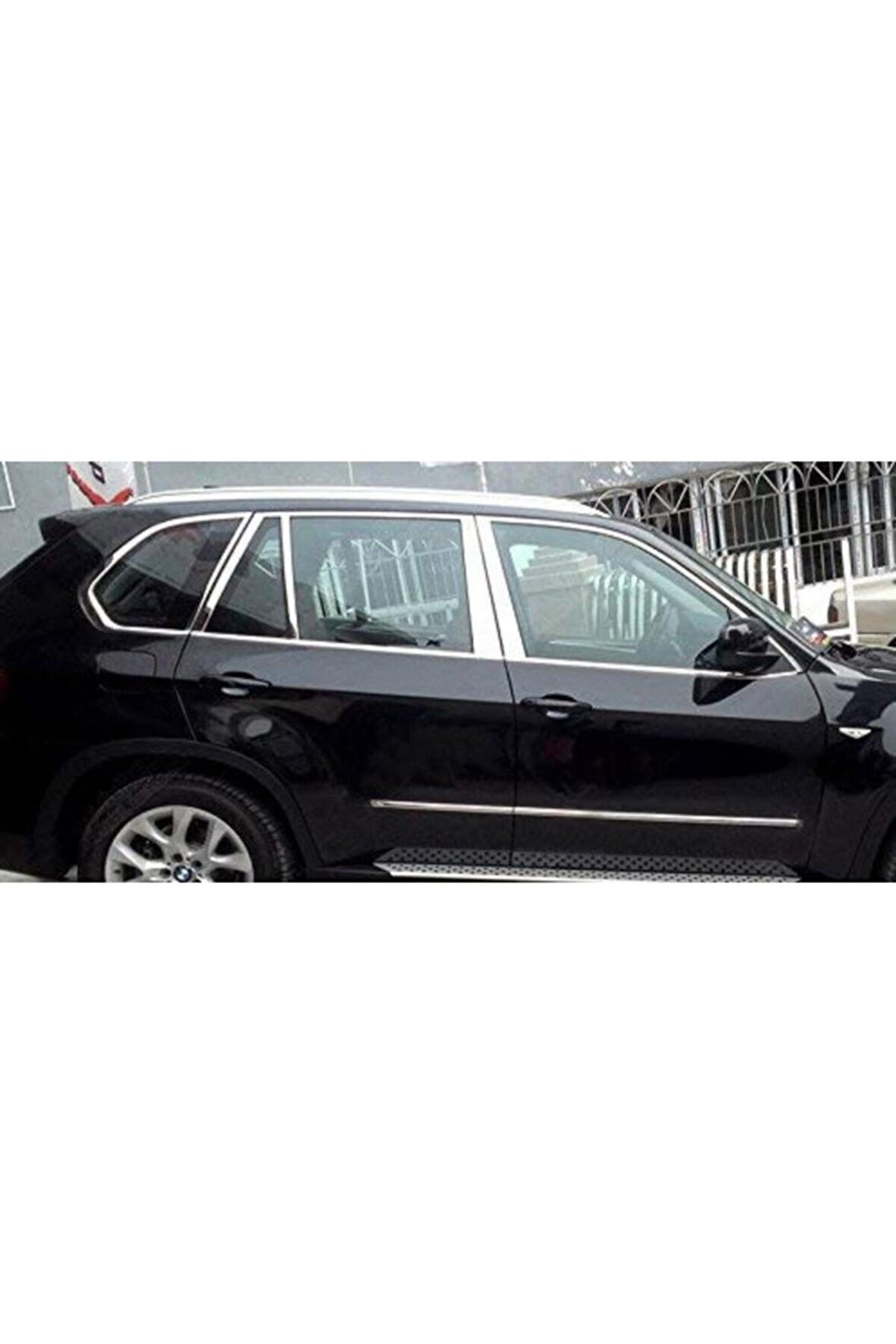 Bmw X-5 Krom Cam Çıtası 6 Prc 2007 Sonrası P.çelik