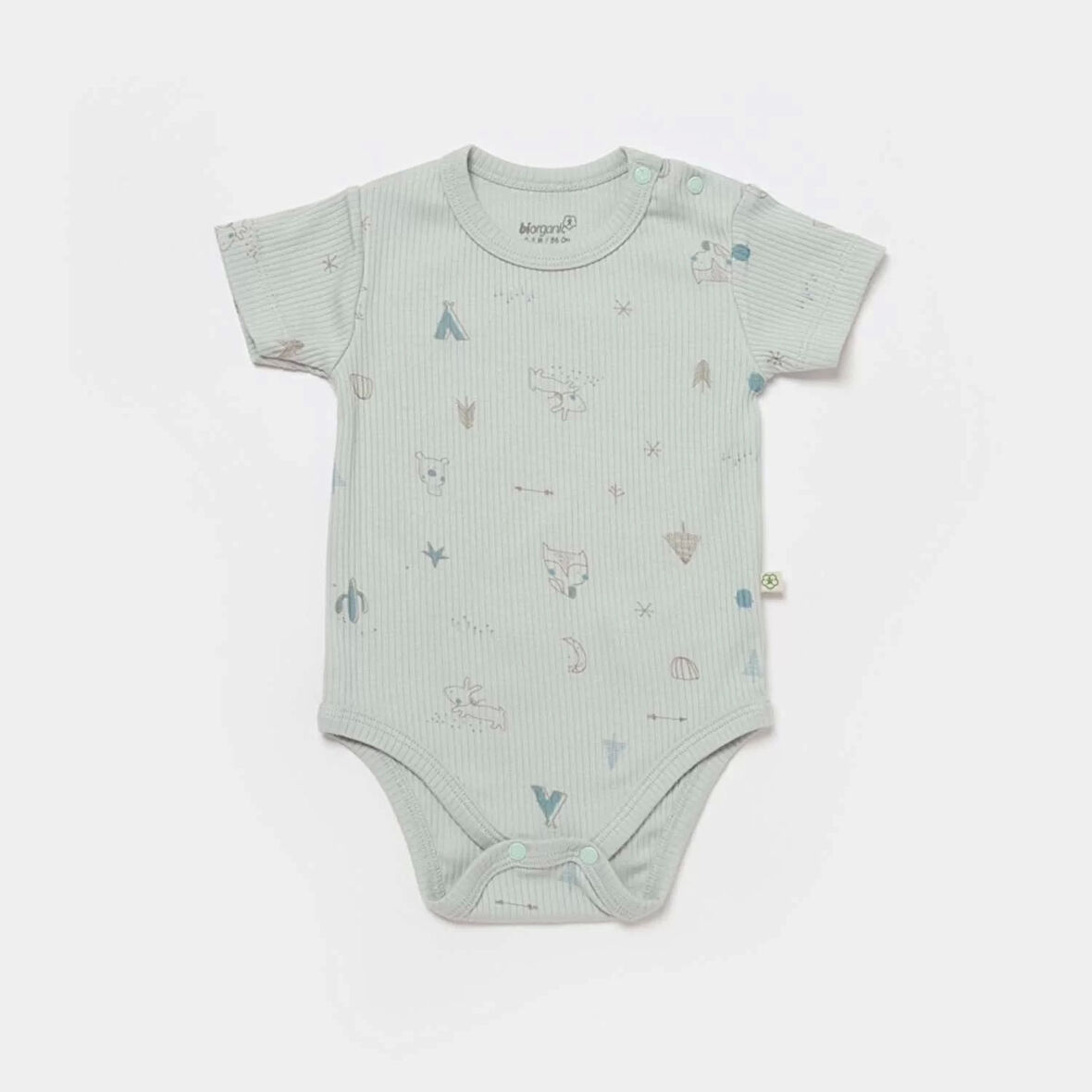 Modal Happy Forest Bebek Body  Bej-mint