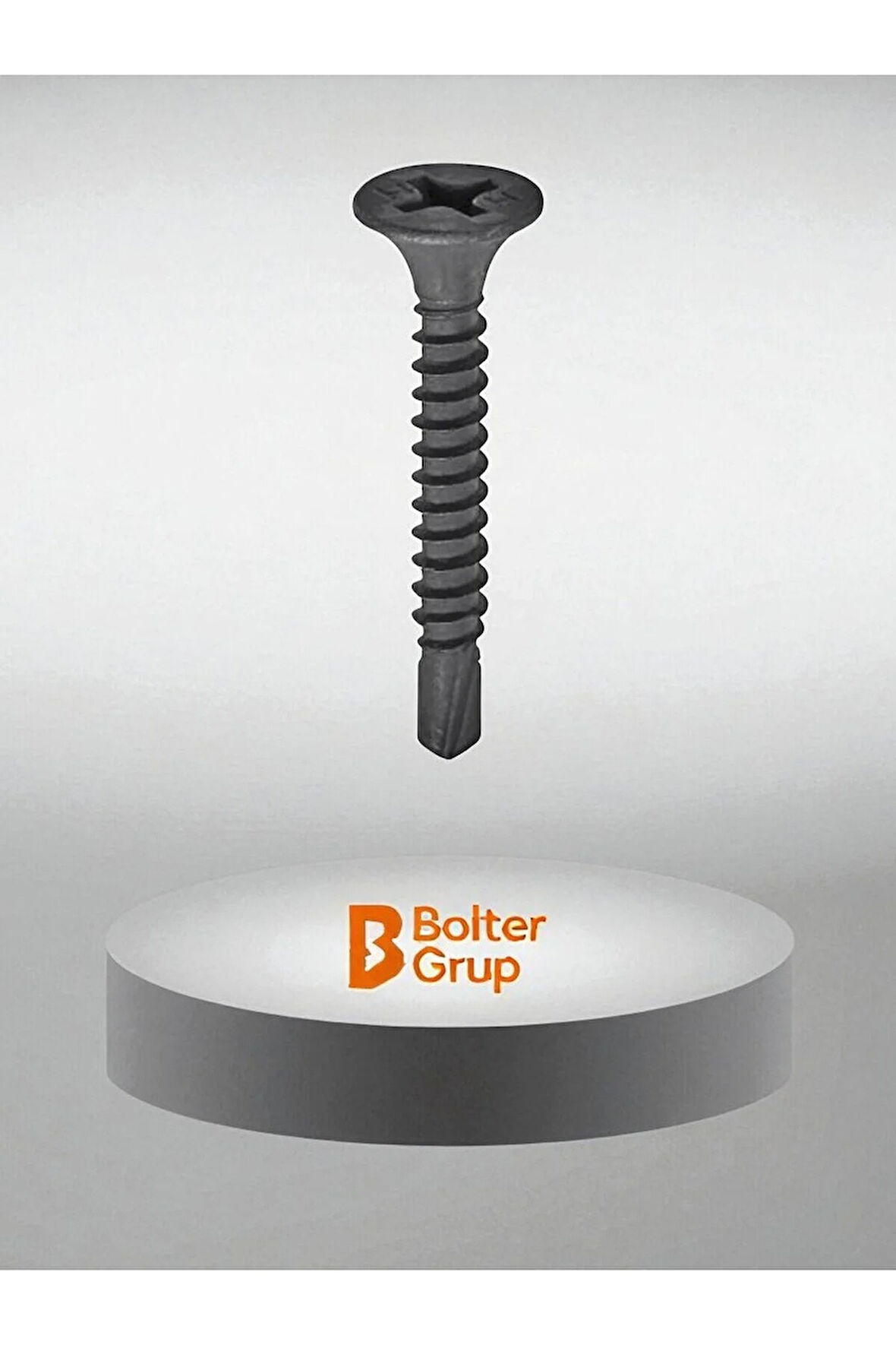 Matkap Uçlu Alçıpan Vidası Siyah Vida 3.5 X 45 Mm 100 Adet