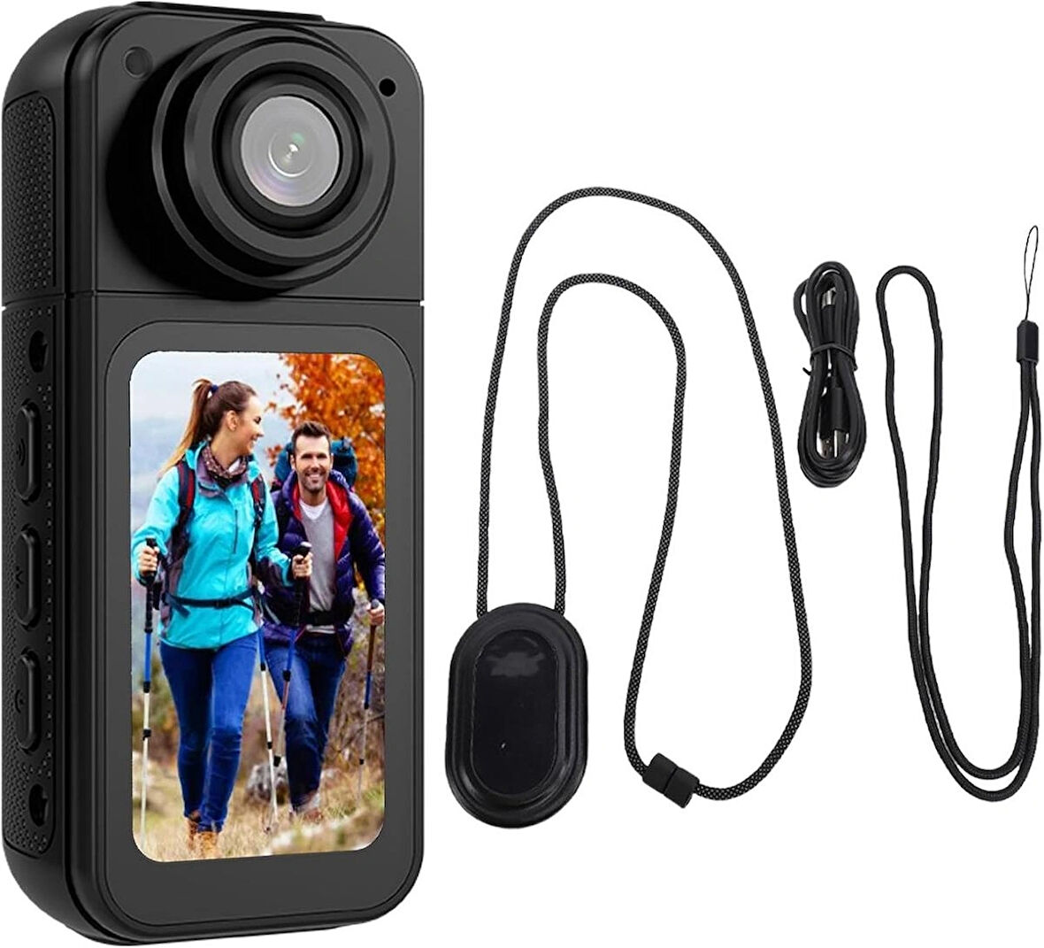 Ozmik S70 2.7k çözünürlük, 180 ° Dönen Lens, Wifi, Manyetik Gövde montajı Aksiyon kamera