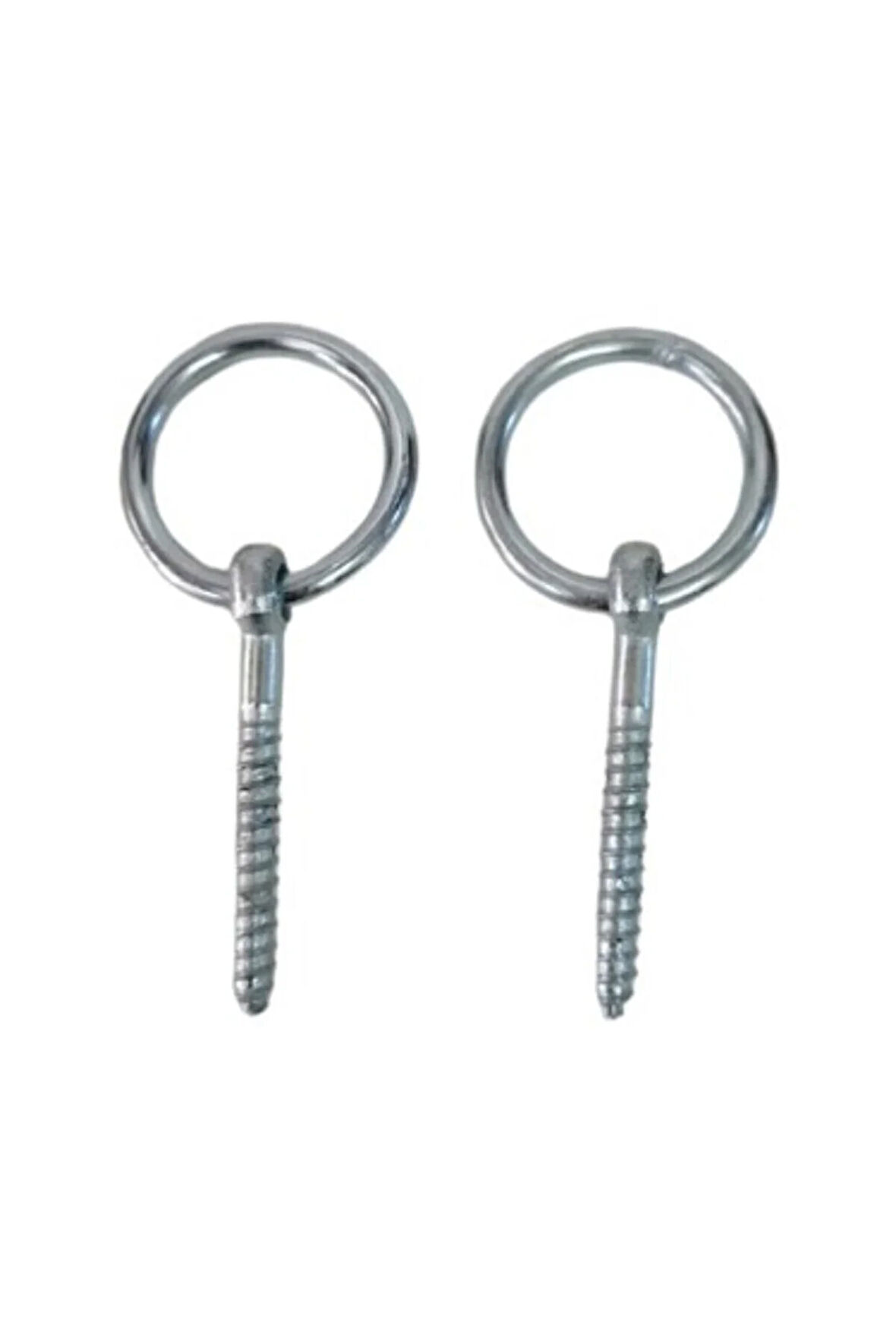 Halkalı Metal M6 Vidalı Sabitleme Gerdirme Çekme Kaldırma Tavan Kancası Asma Kiti Civata -2 Adet