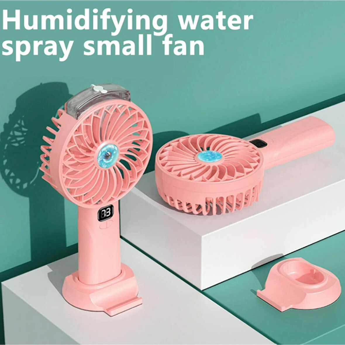 Ozmik Mini Fan soğutucu ile nemlendirme masa fanı klima soğutma fanı ev için