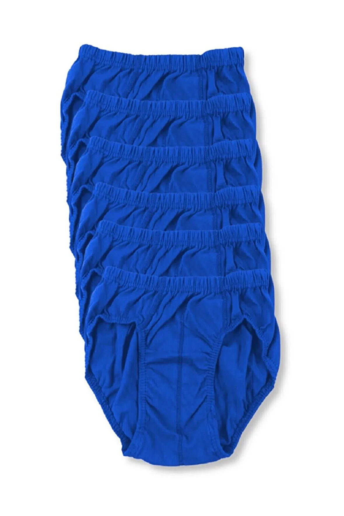 12 Adet Mavi Renk Çocuk Slip Külot