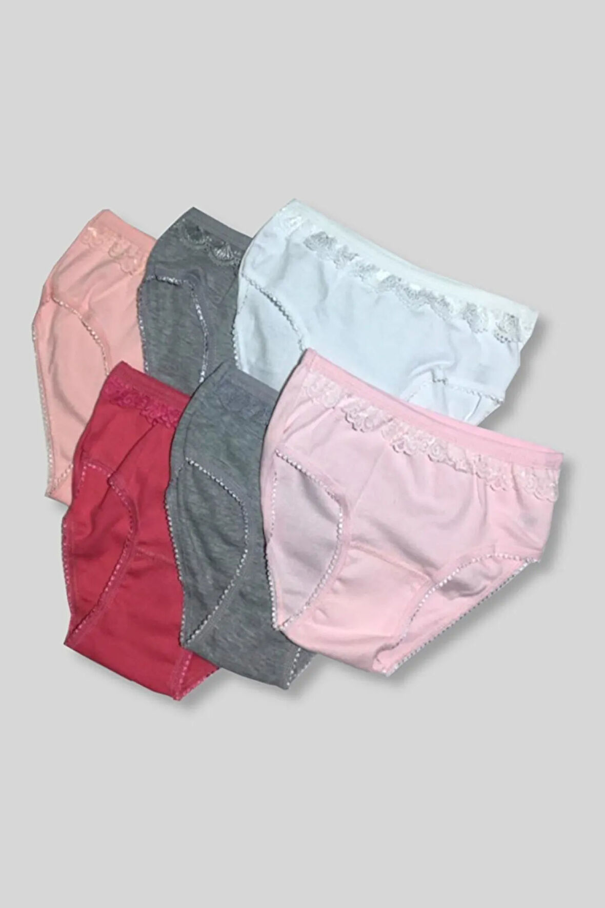 Kız Çocuk Ince Bel Pınar Bato Külot 0834 - 6 Adet