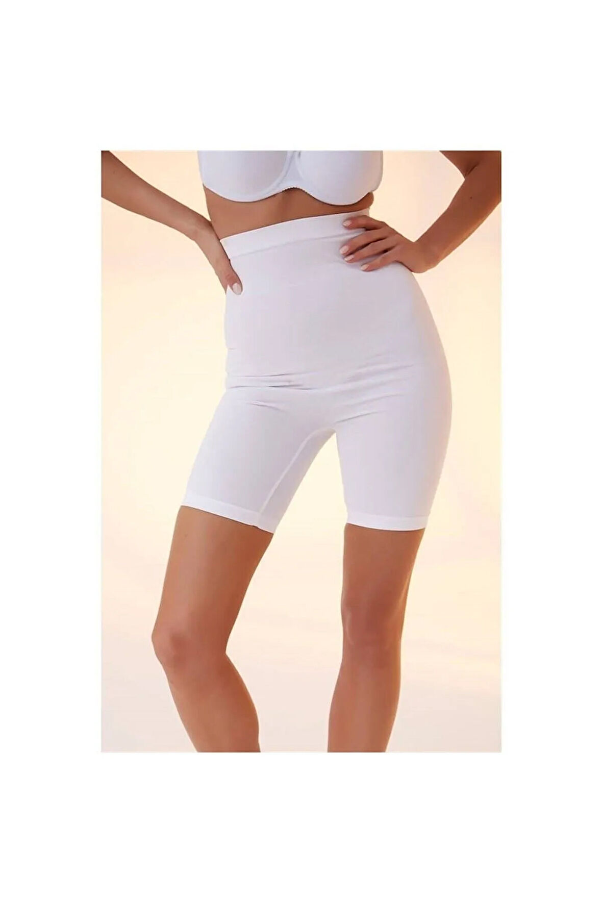 Ten Rengi Slikonlu Paçalı Korse