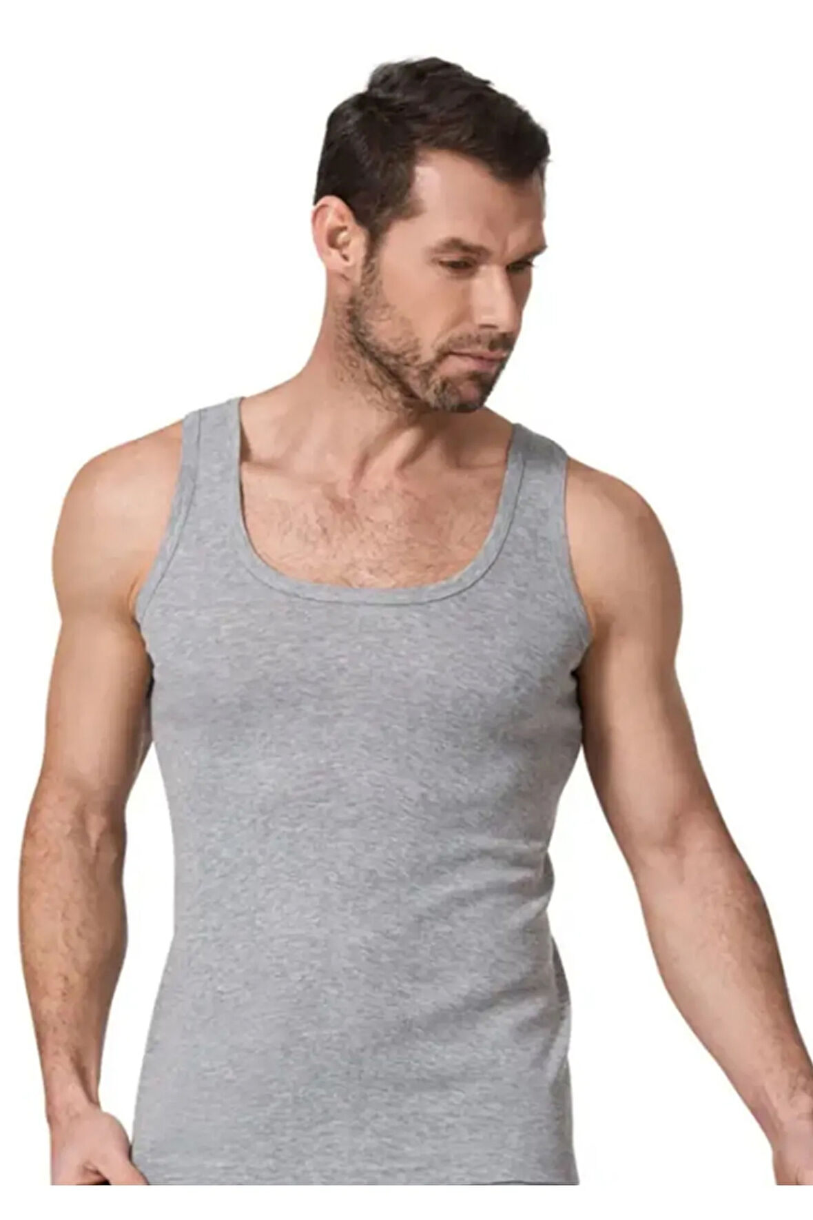 2 Adet Gri Renk Ribana Atlet