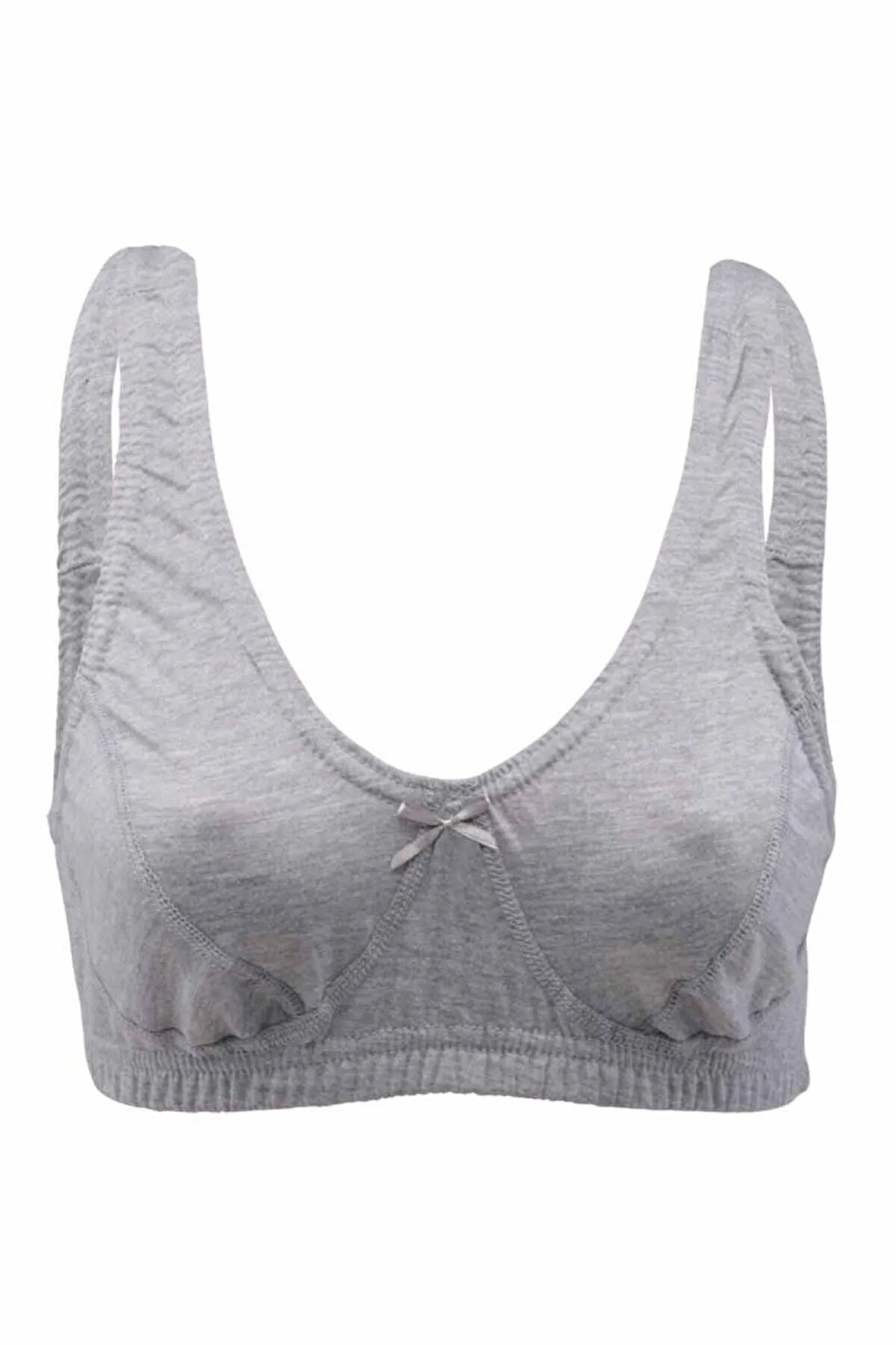 3 Adet Gri Renk Penye Bady Sütyen