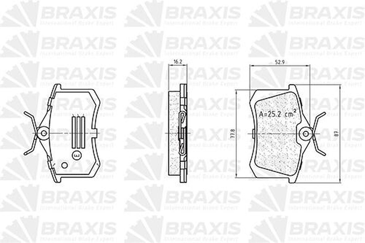 Braxıs Aa0020 Arka Fren Balatası Golf IV Bora Audı A1 A3 A4 A6 A8 Altea Cordoba Ibıza III IV V Megane II III Me