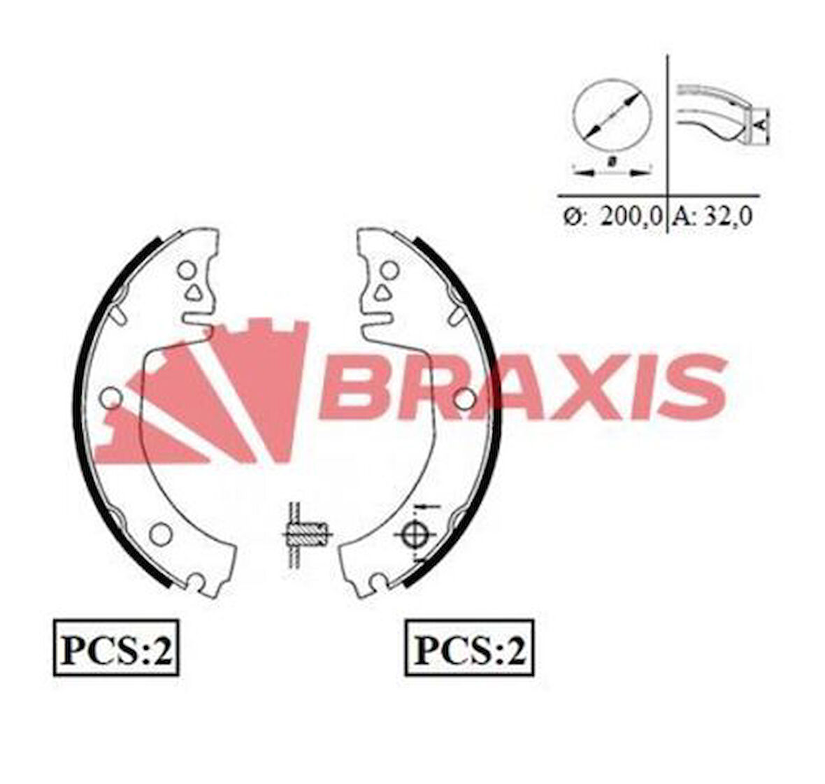 Braxıs Ac0015 Arka Fren Balatası Pabuc Favorıt Felıcıa Em