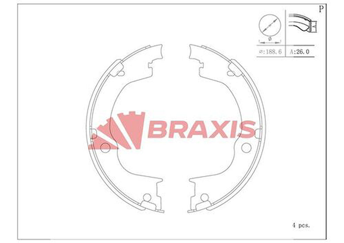 Braxıs Ac0185 El Fren Balatası Opel Antara Captıva 06 >