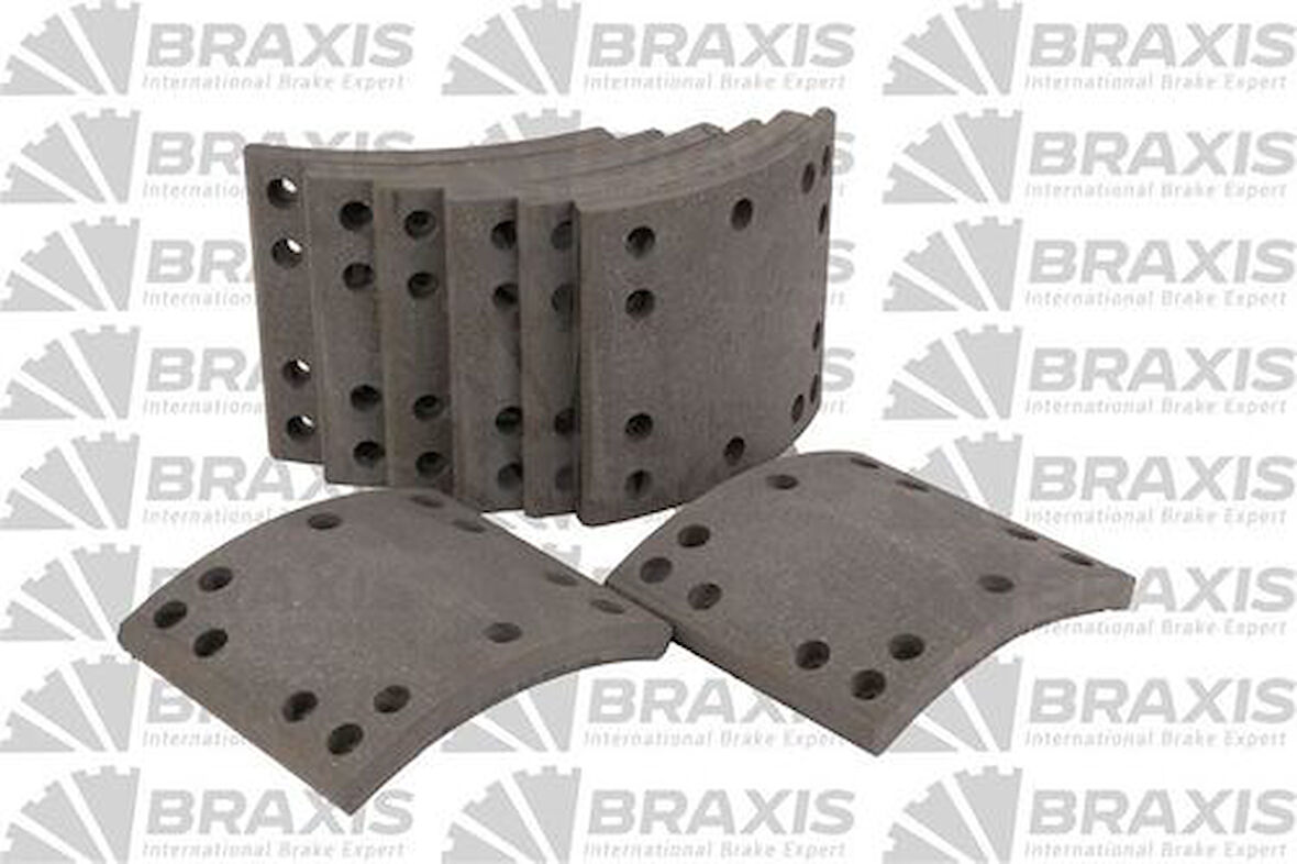 Braxıs Ac5000 Ilave Dıngıl Dorse Fren Balatası Pabuc As 600-700-800-900 18 Cm Delıklerı 6Mm