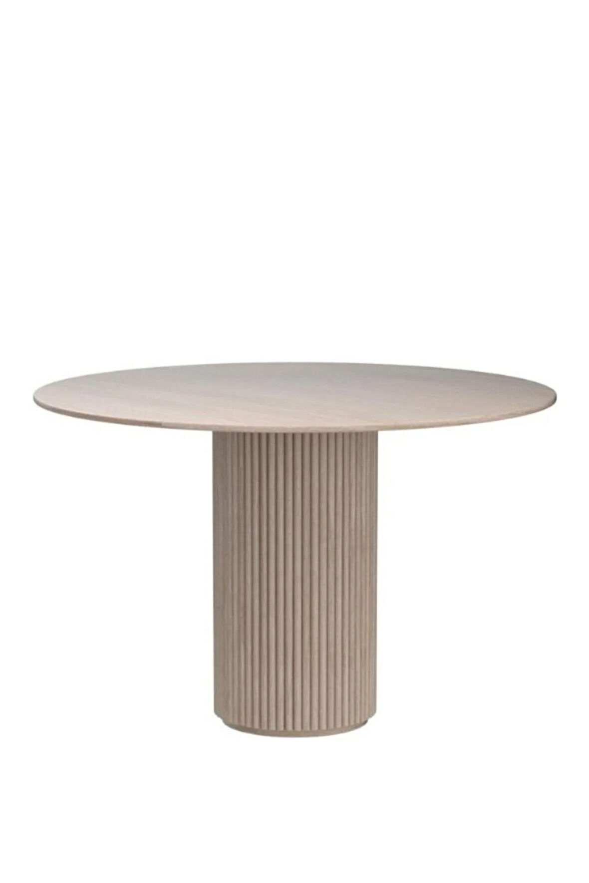 Breeze Yuvarlak Ahşap Bohem Masa 90x90