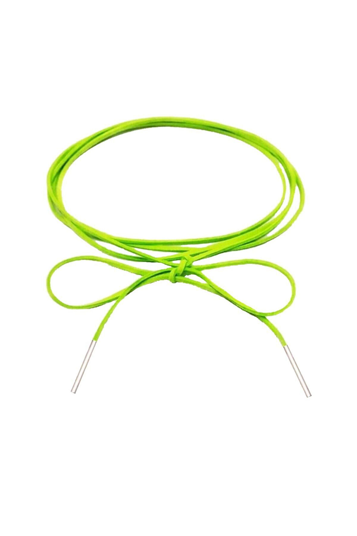 Fıstık Yeşili Süet Bağcıklı Choker Kadın Tasma Kolye