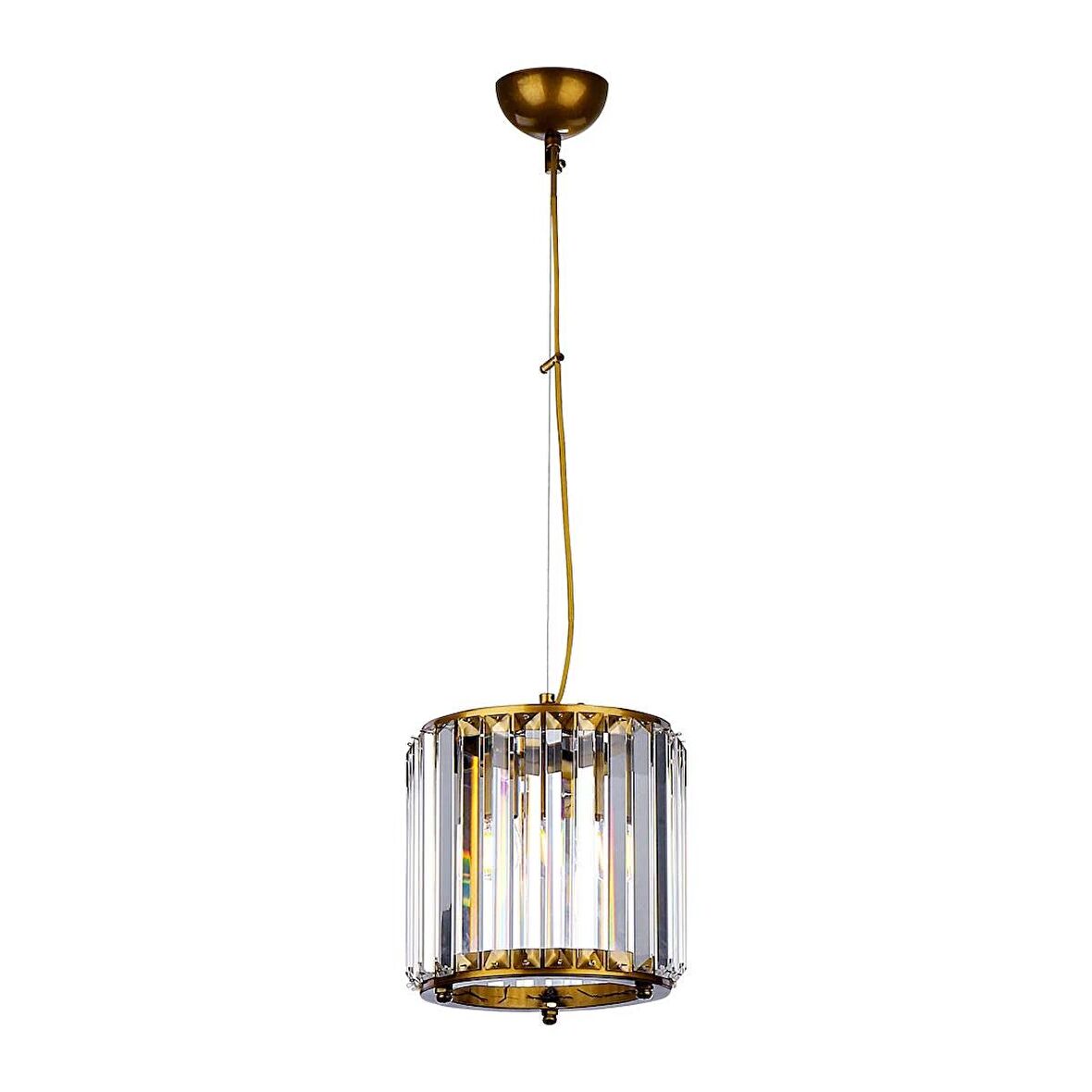 Avize Çarşısı Luce Eskitme Renkli, Taşlı, Tekli Sarkıt Avize, BS.7428-52-20