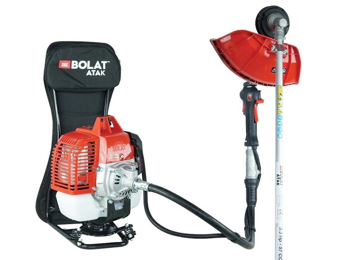 Bolat BS 570 3,3bg 57cc 11,4kg Sırt Tipi Benzin Motorlu Tırpan