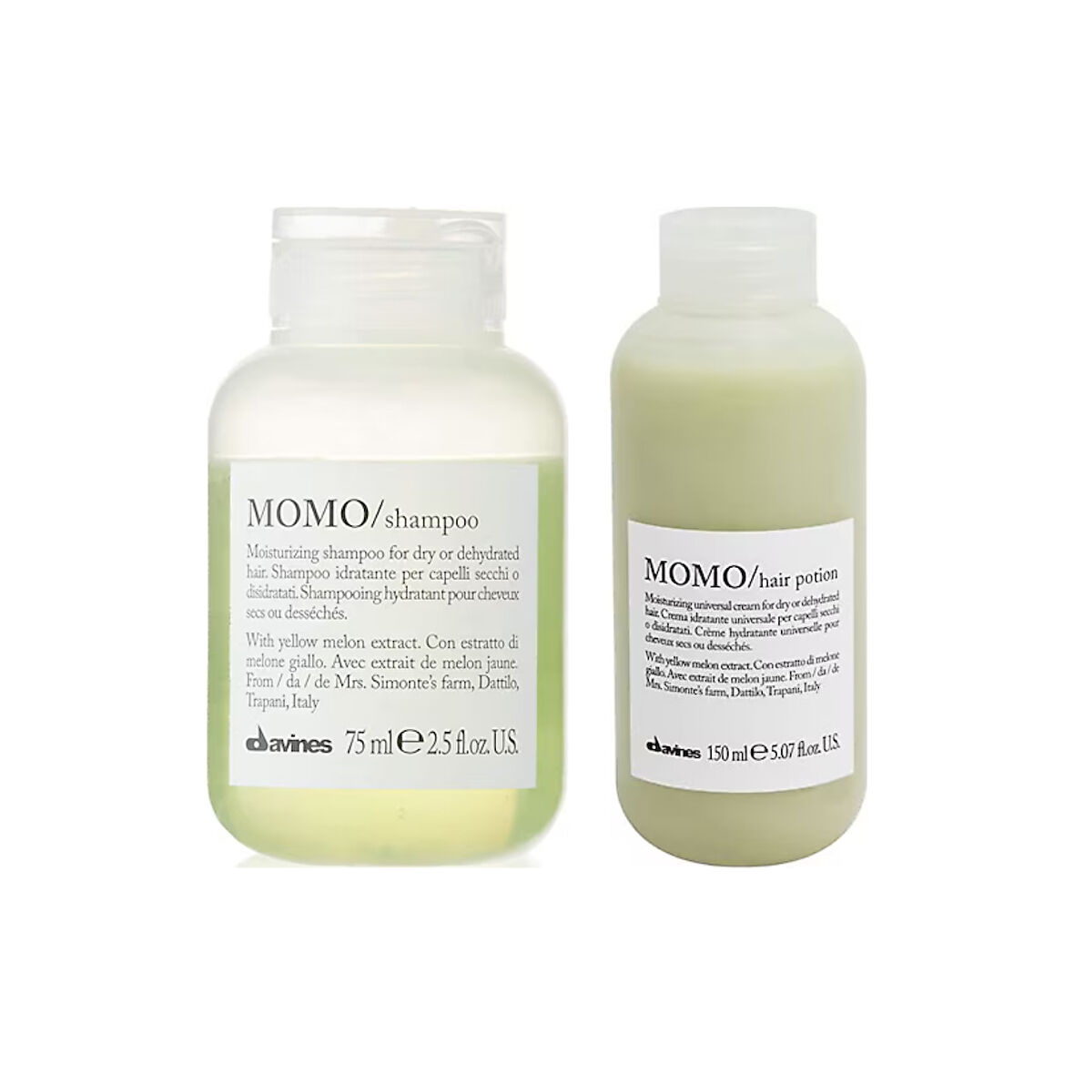 Davines Momo Nemlendirici ve Koruyucu Bakım Seti 4 - %100 Orijinal