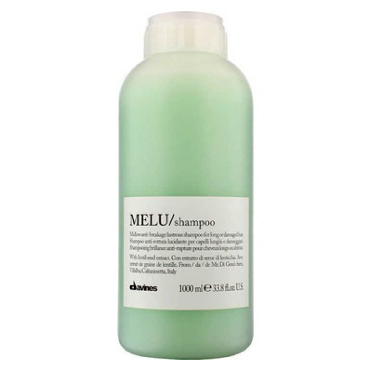 Davines Melu Mellow Kırılma Önleyici Parlaklık Şampuanı 1000ml - Pompa Hediyeli - %100 Orijinal