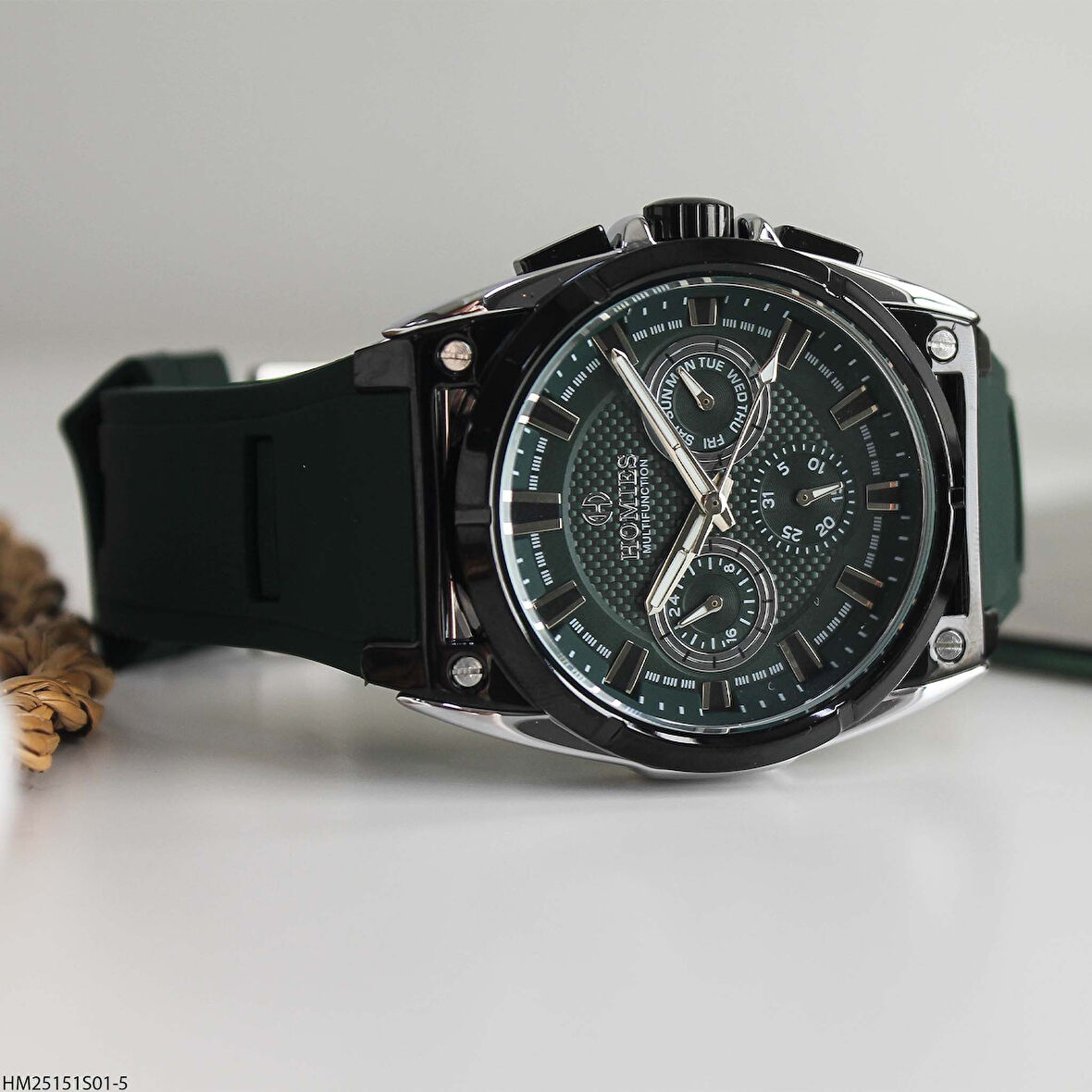 Homies HM25151S01-5 Silikon Kordonlu Erkek Kol Saati