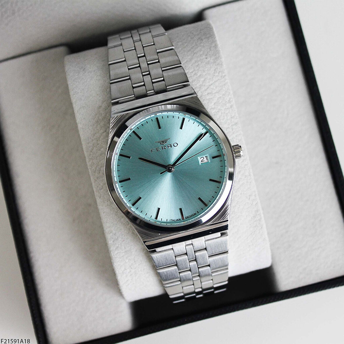 Ferro F21591A18 Çelik Kordonlu Unisex Kol Saati