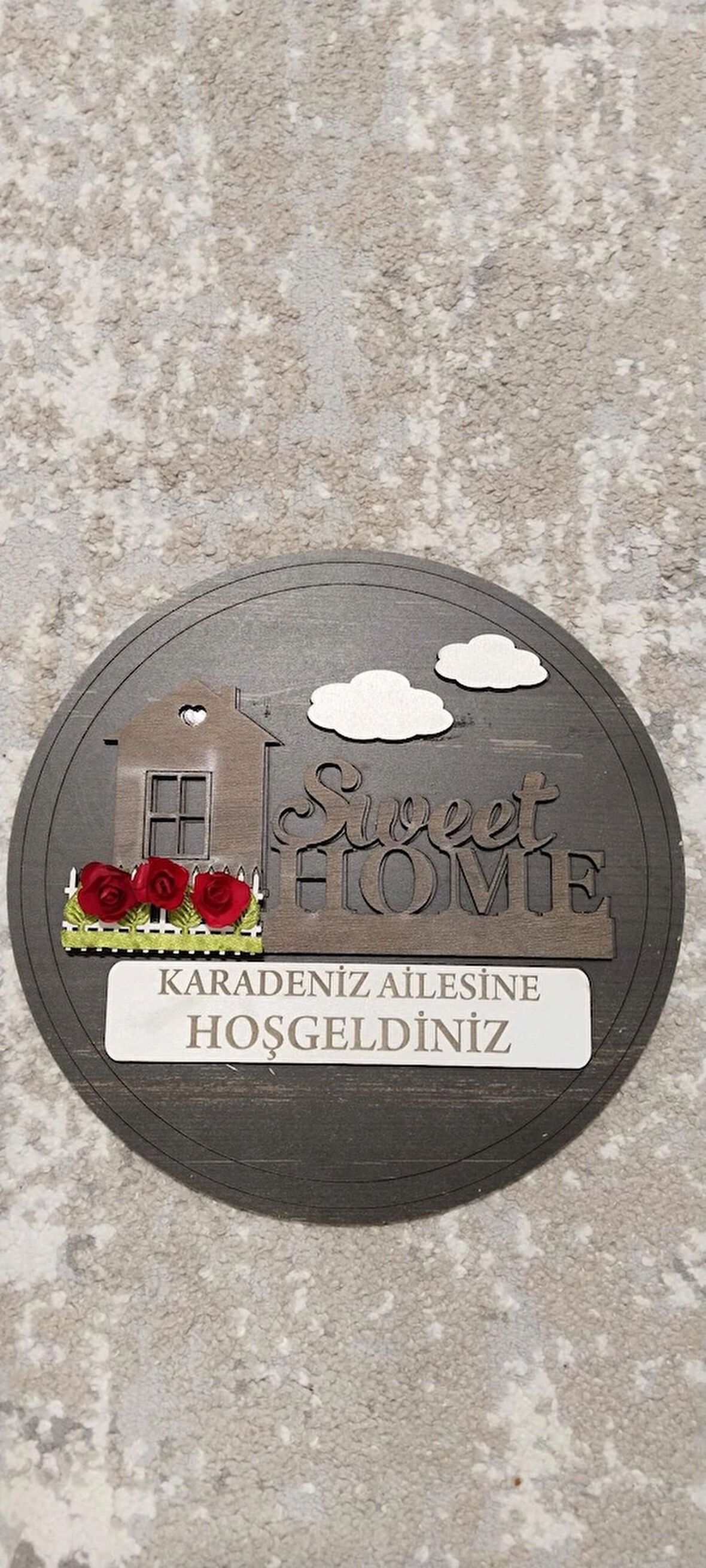 BSD DEKORATİF EV FİGÜRLÜ KAPI SÜSÜ