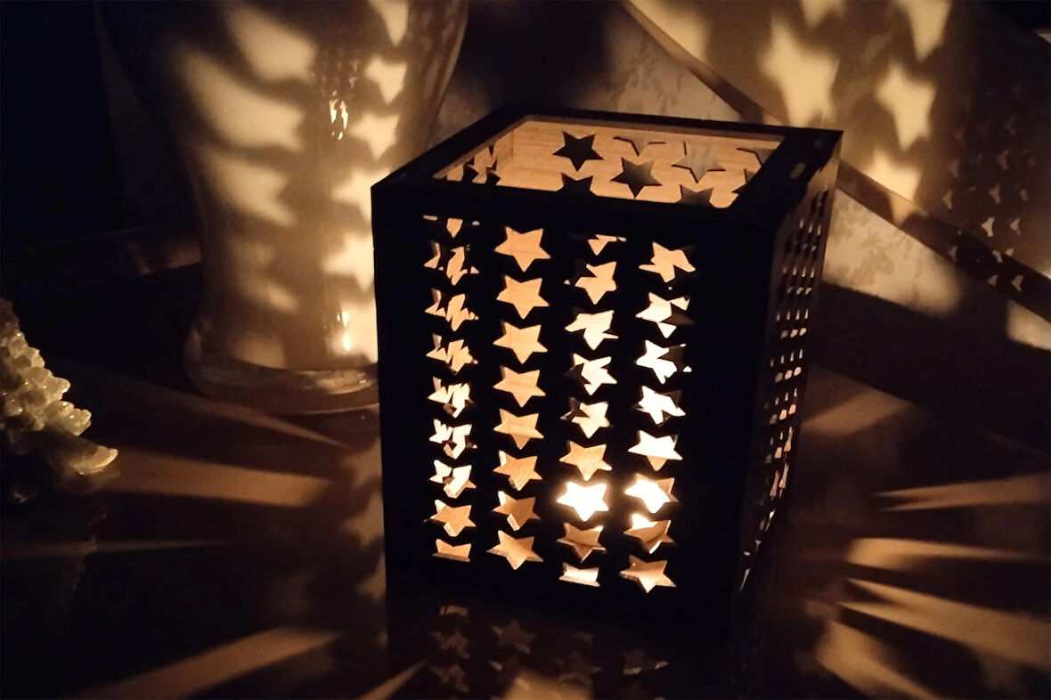 BSD Yıldız Desenli Mumluk