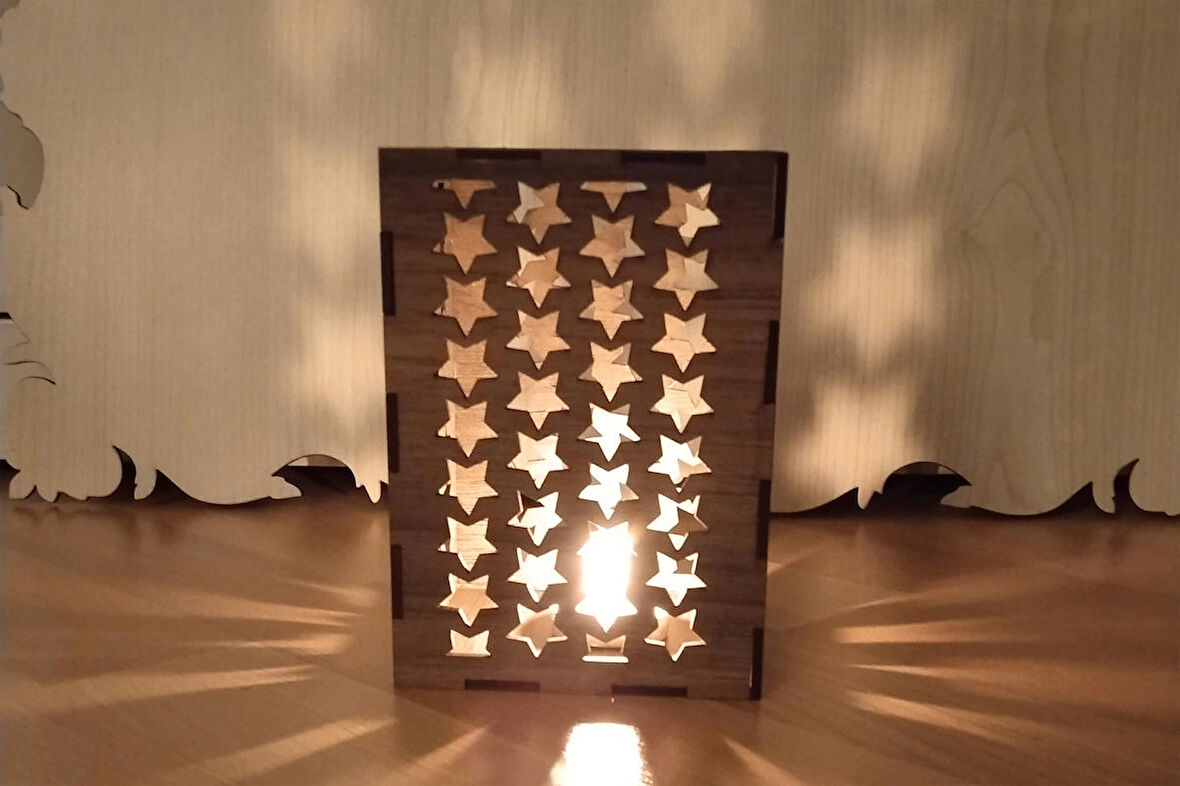 BSD Yıldız Desenli Mumluk