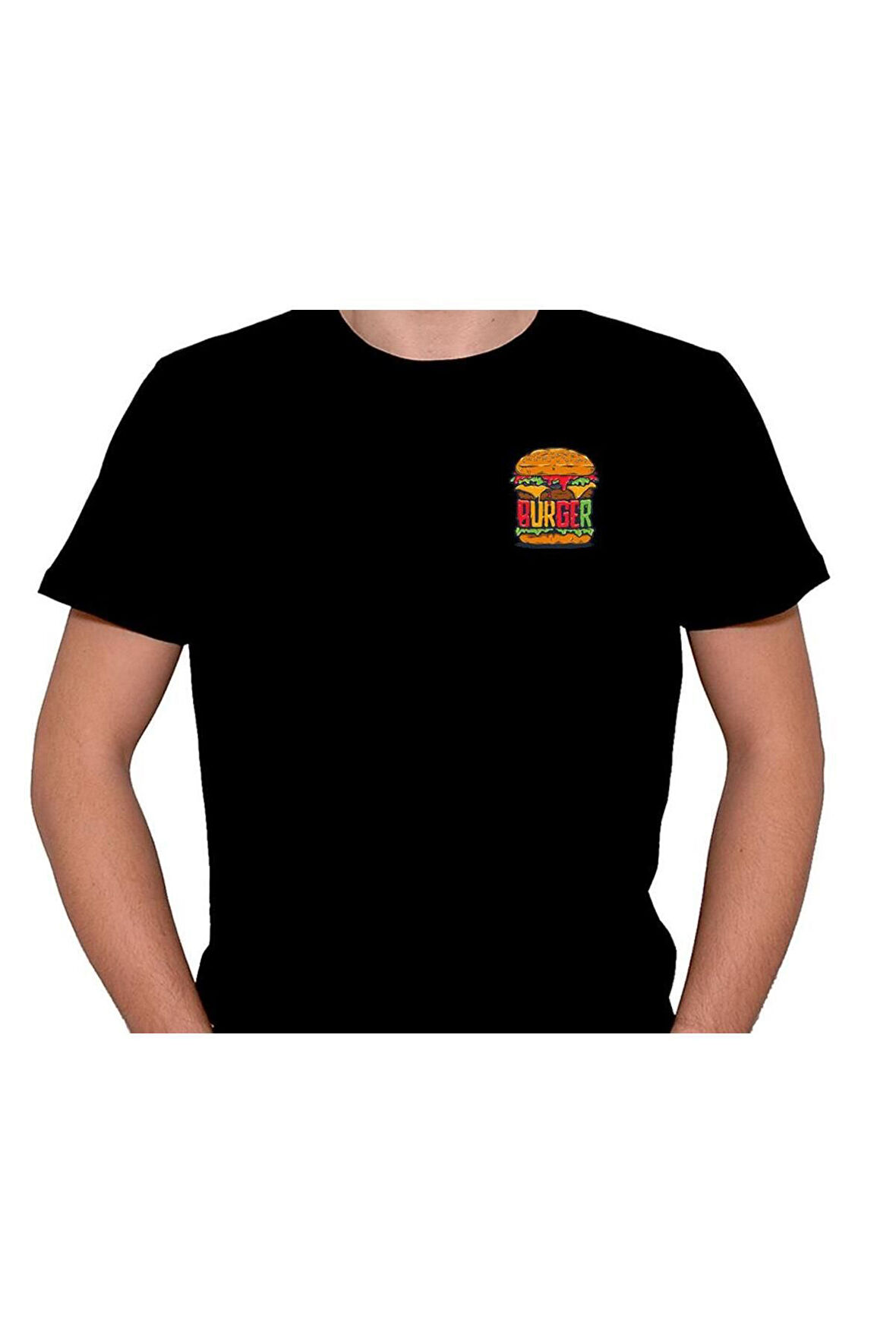 Hamburger Burger Basic Tişört Unisex T-shirt