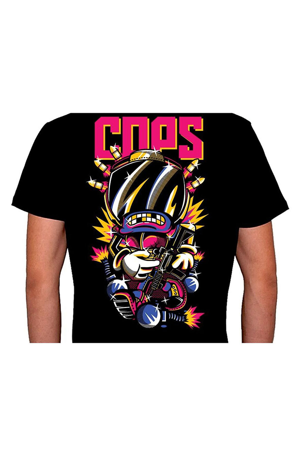 Crops Kask Guns Player Fast Tişört Unisex T-shirt