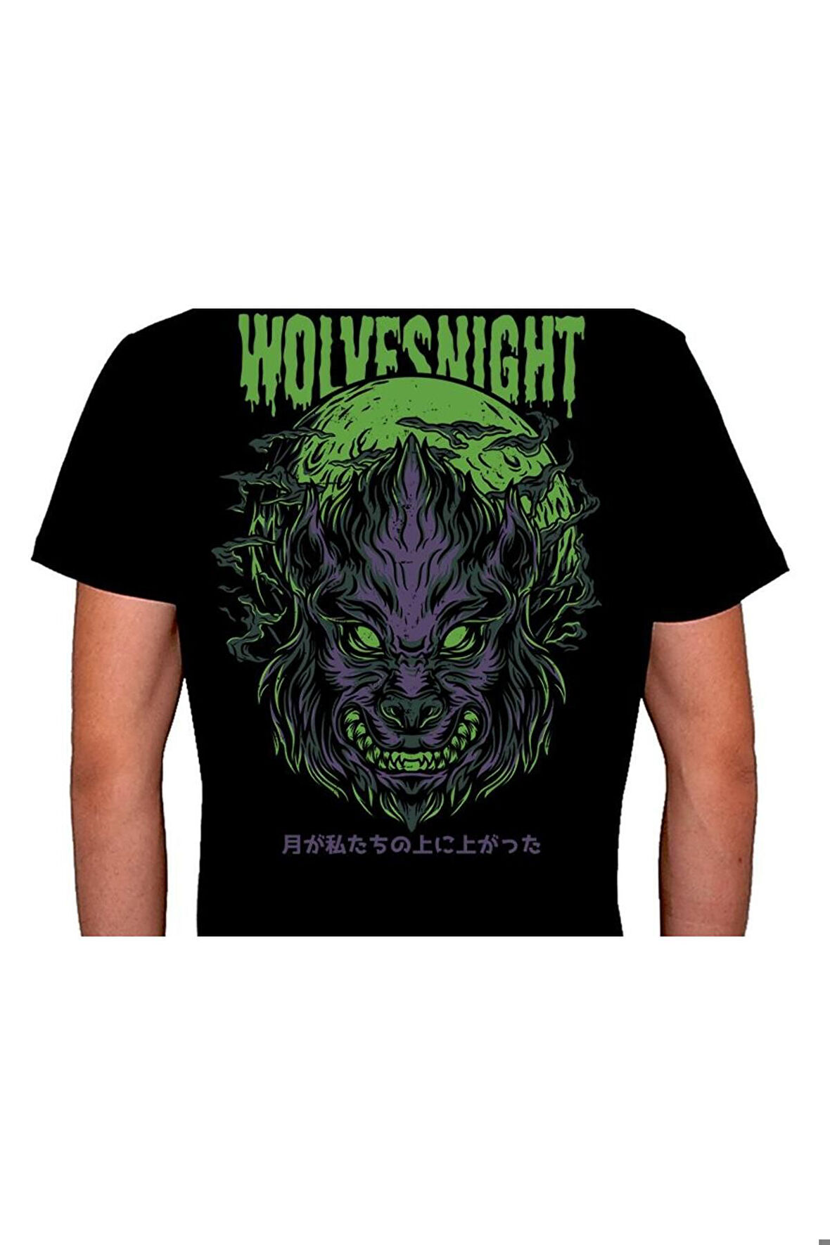 Wolves Night Wolf Tişört Unisex T-shirt