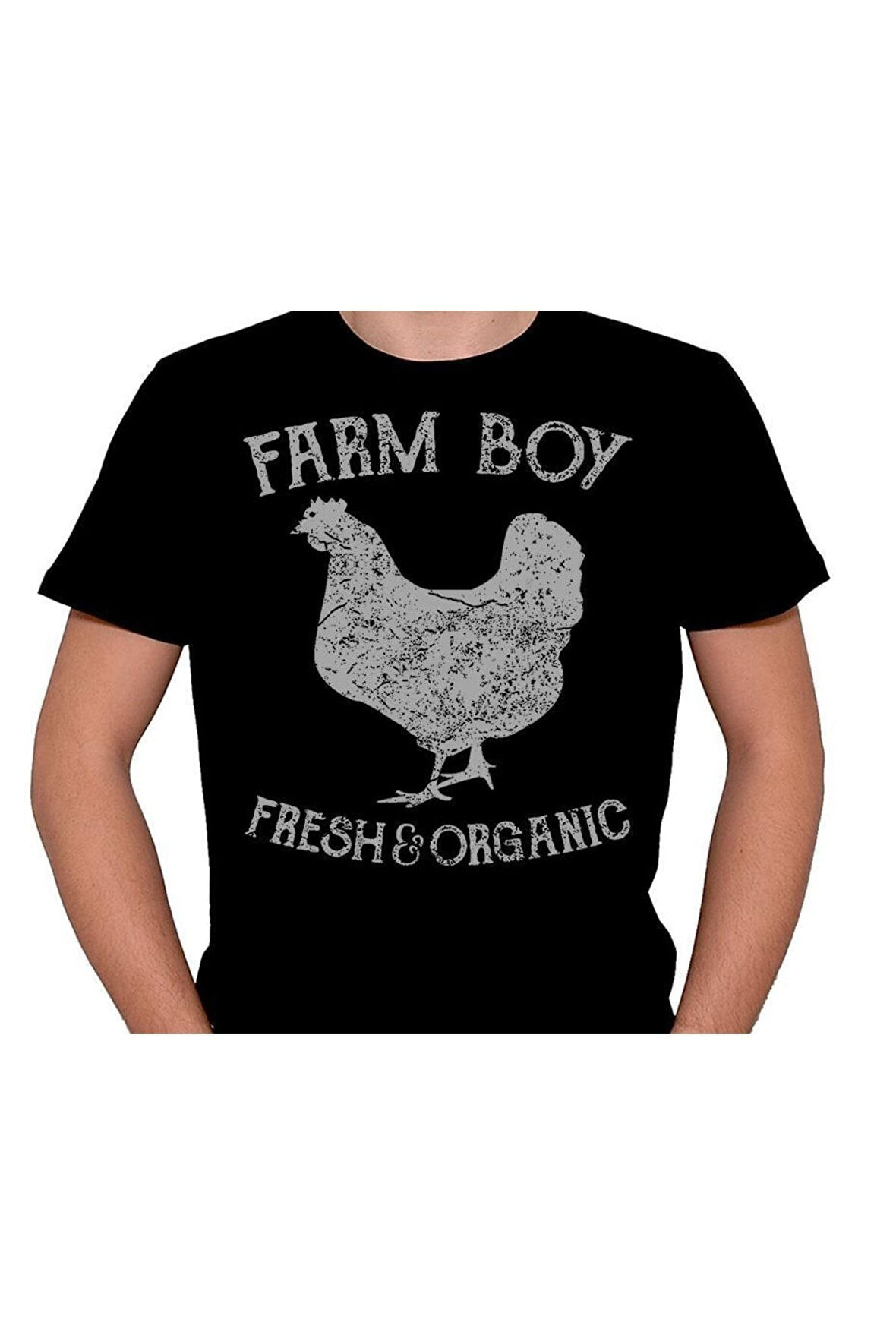 Farm Boy Organic Chicken Farmer Egg Tişört Unisex T-shirt