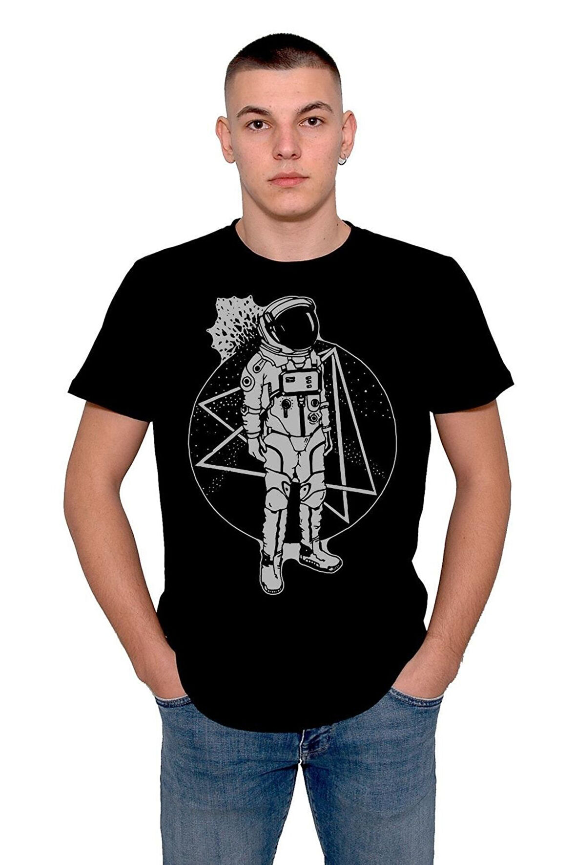 Astronot Cosmos Space Uzay2 Tişört Unisex T-shirt