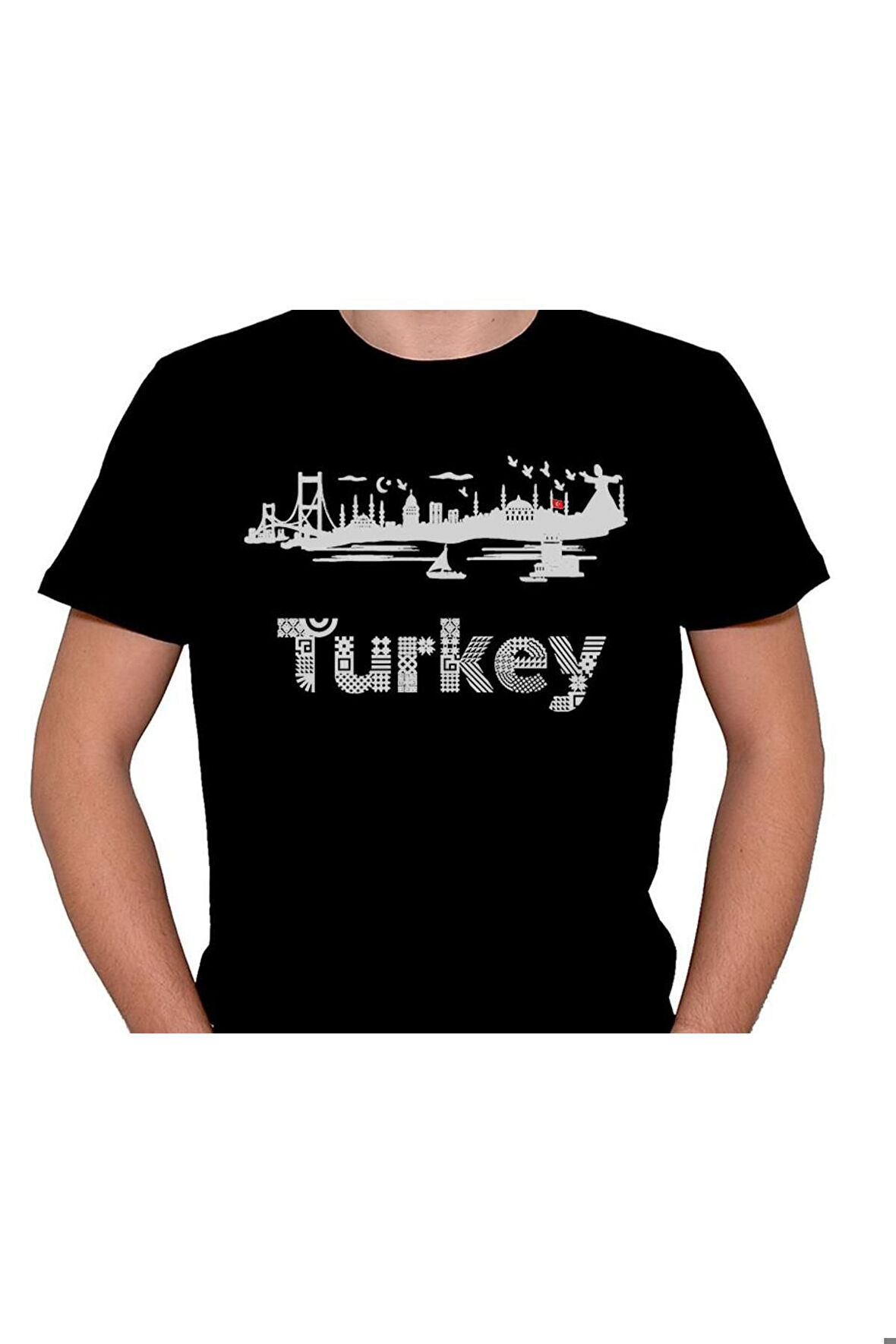 Istanbul Galata Kulesi Kız Kulesi Eminönü Tişört Unisex T-shirt