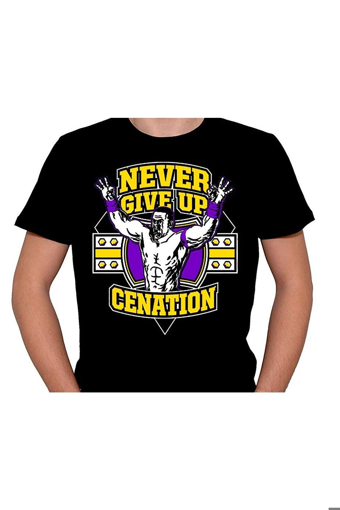 John Cena Never Give Up Tişört Unisex T-shirt