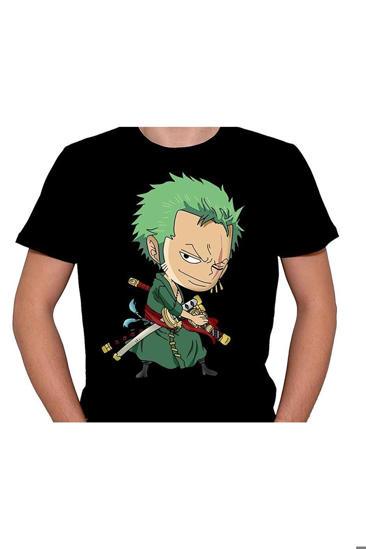 Roronoa Zoro Logo Animasyon Tişört Unisex T-shirtbsk01-231sö Roronoa Zoro Logo Animasyon Tişört Unis
