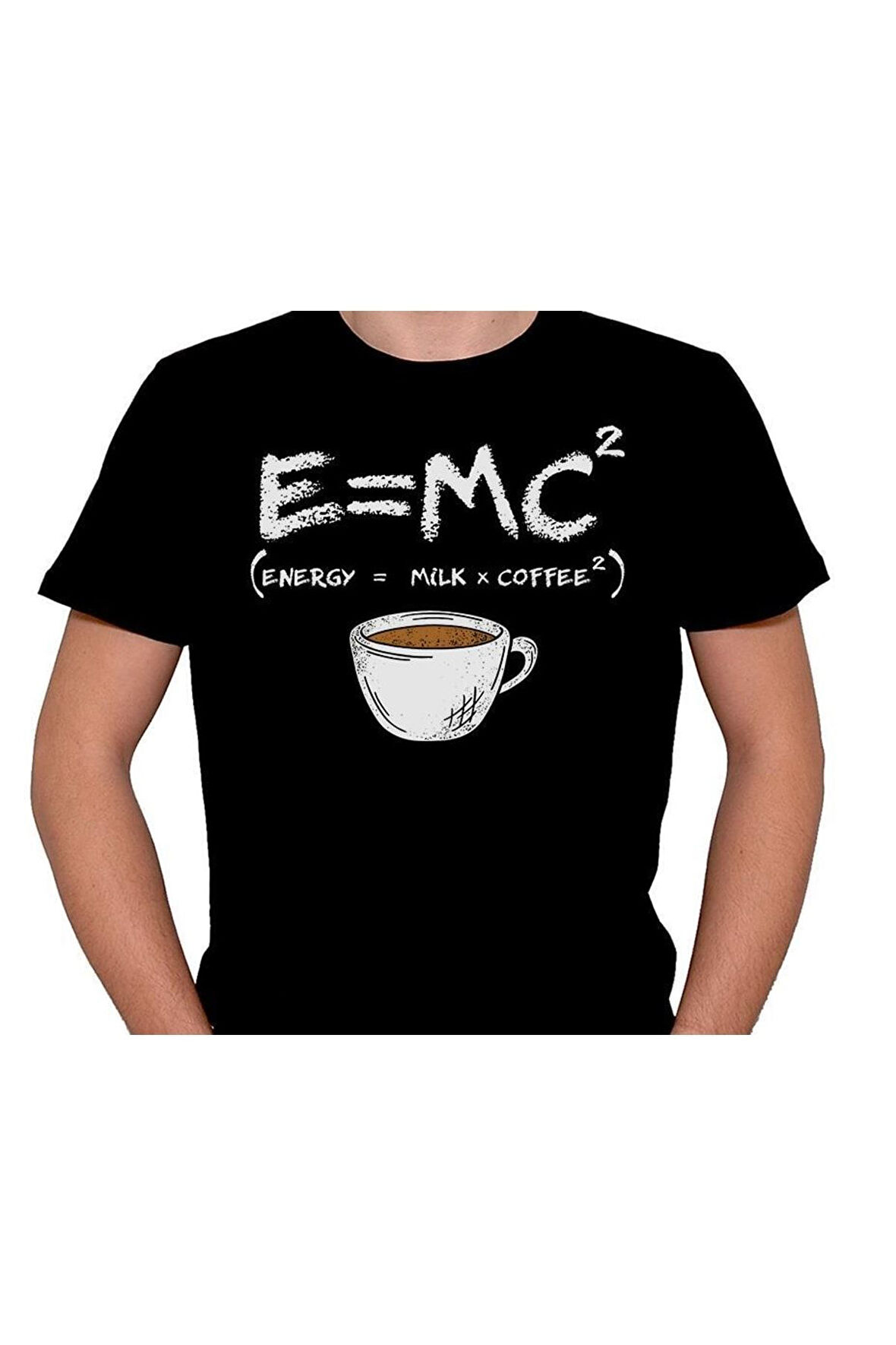 E=mc2 Coffee Milk Energy Kahve Tişört Unisex T-shirt
