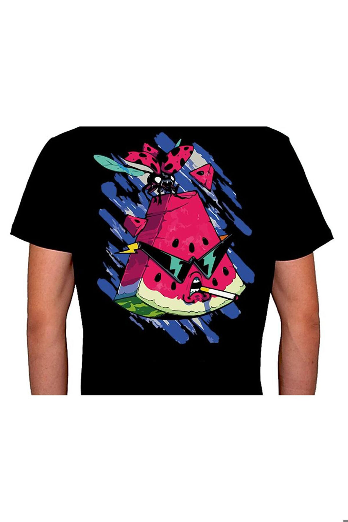 Pantera Skull Kuru Kafa Heavy Metal Tişört Unisex T-shirt