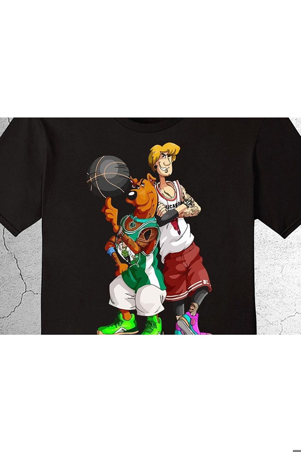 Scooby Doo Shagge Basketbol Hippi Tişört Çocuk T-shirt