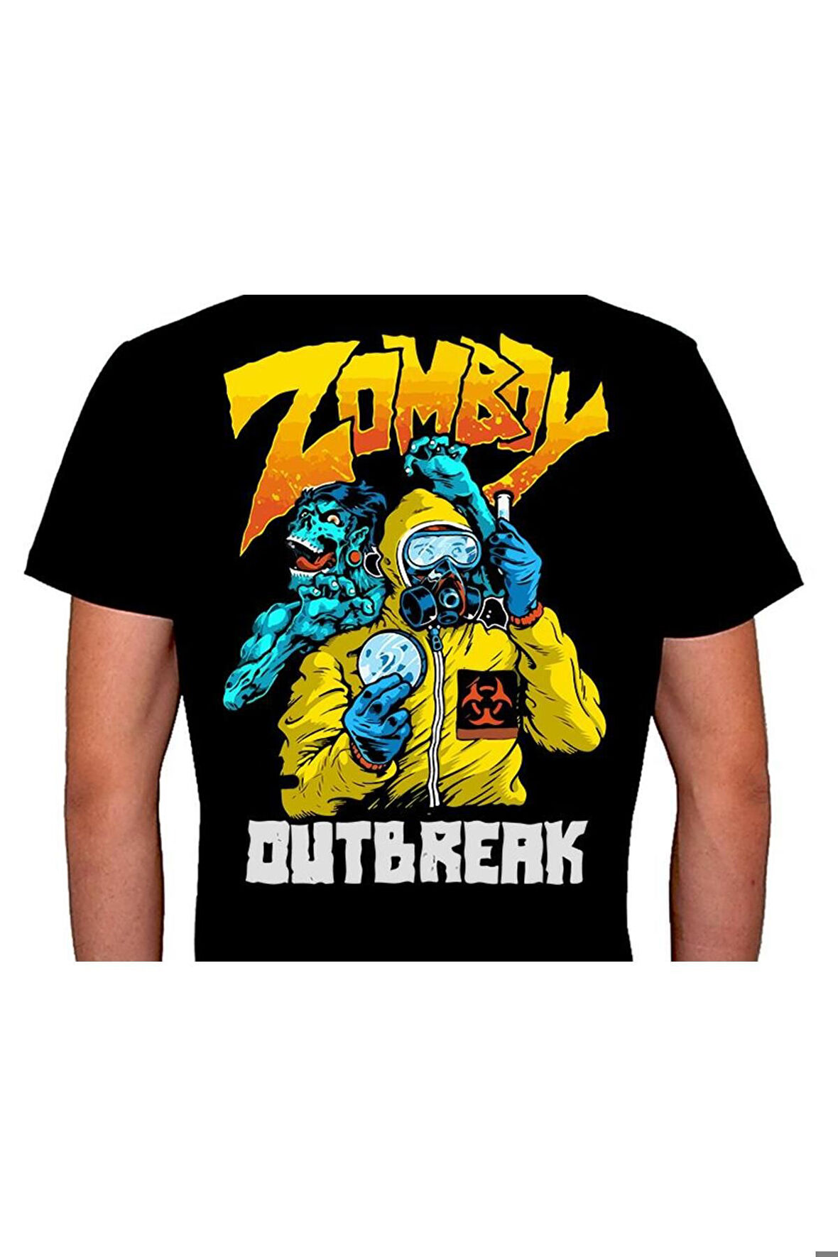Zomboy Dutbreak Monkey Deney Tişört Unisex T-shirt