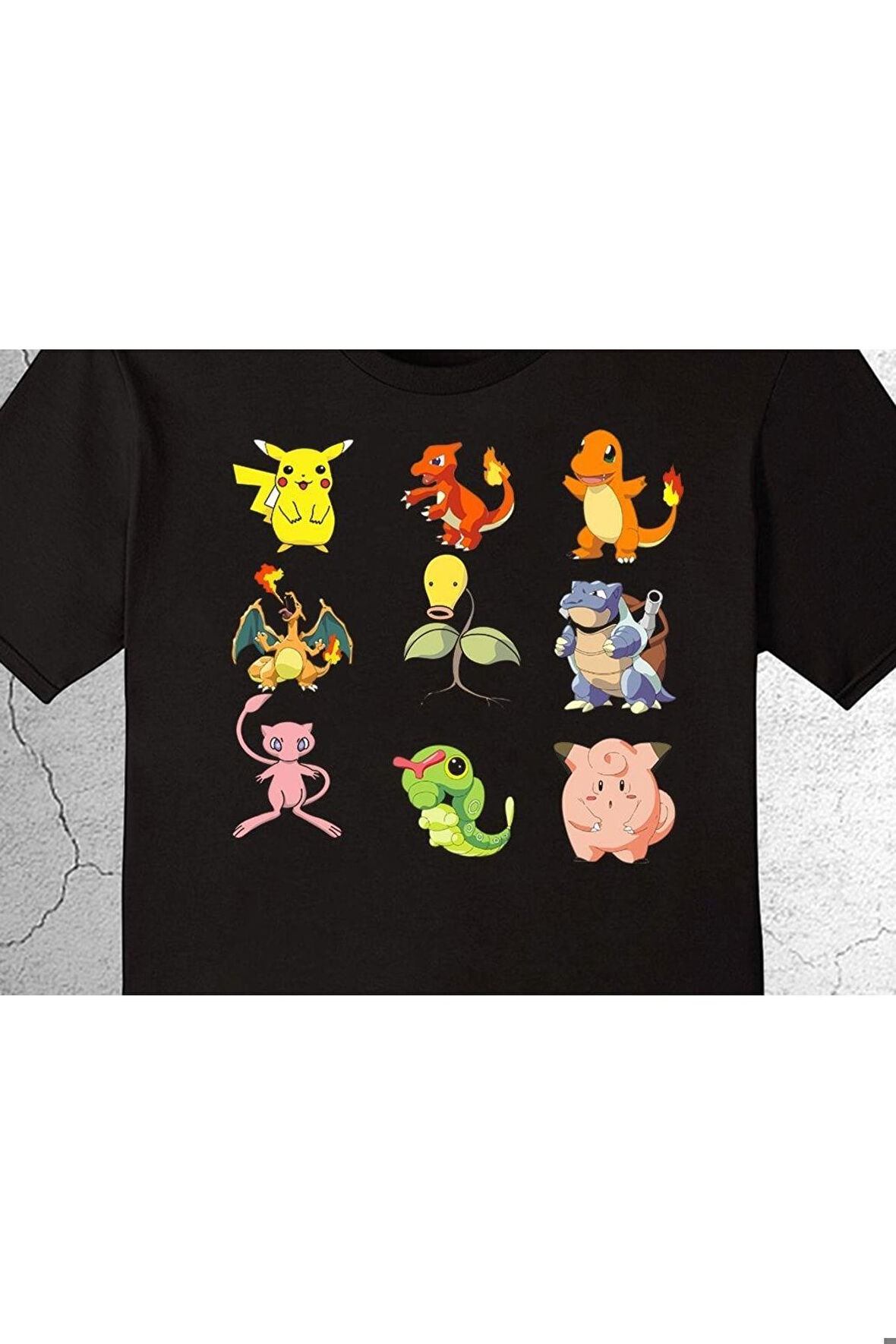 Pokemon All Characters Pikachu Tişört Çocuk T-shirt