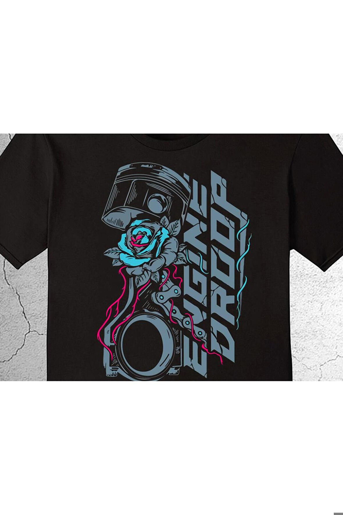 Engine Droop Piston Flower Tişört Çocuk T-shirt