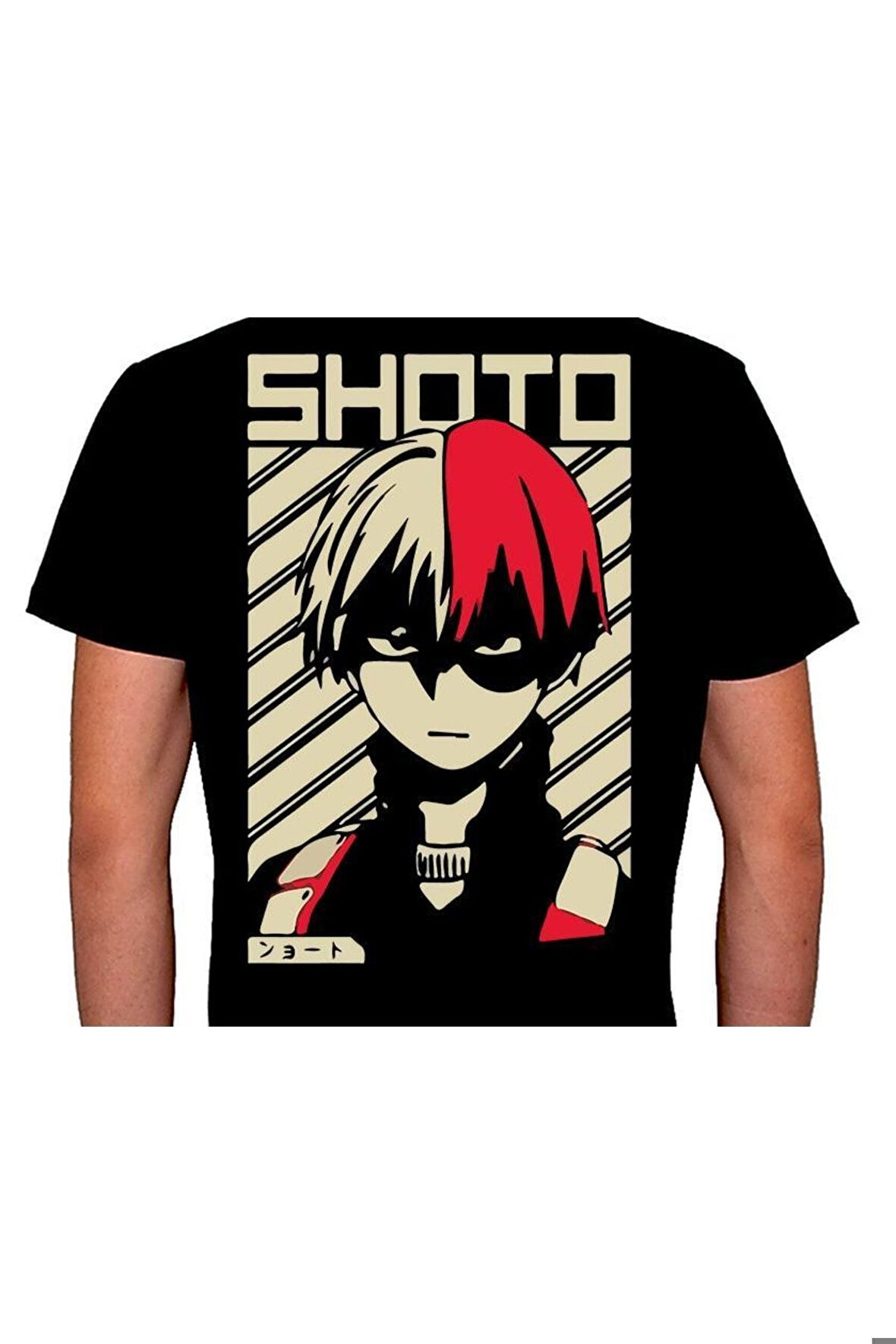 Shoto Todoroki Anime Naruto Tişört Unisex T-shirt