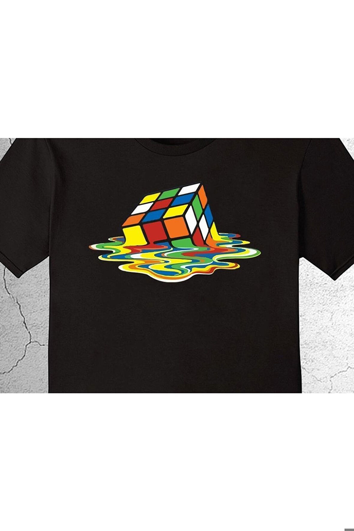 Rubik Zeka Küpü Kombinasyon Tişört Çocuk T-shirt