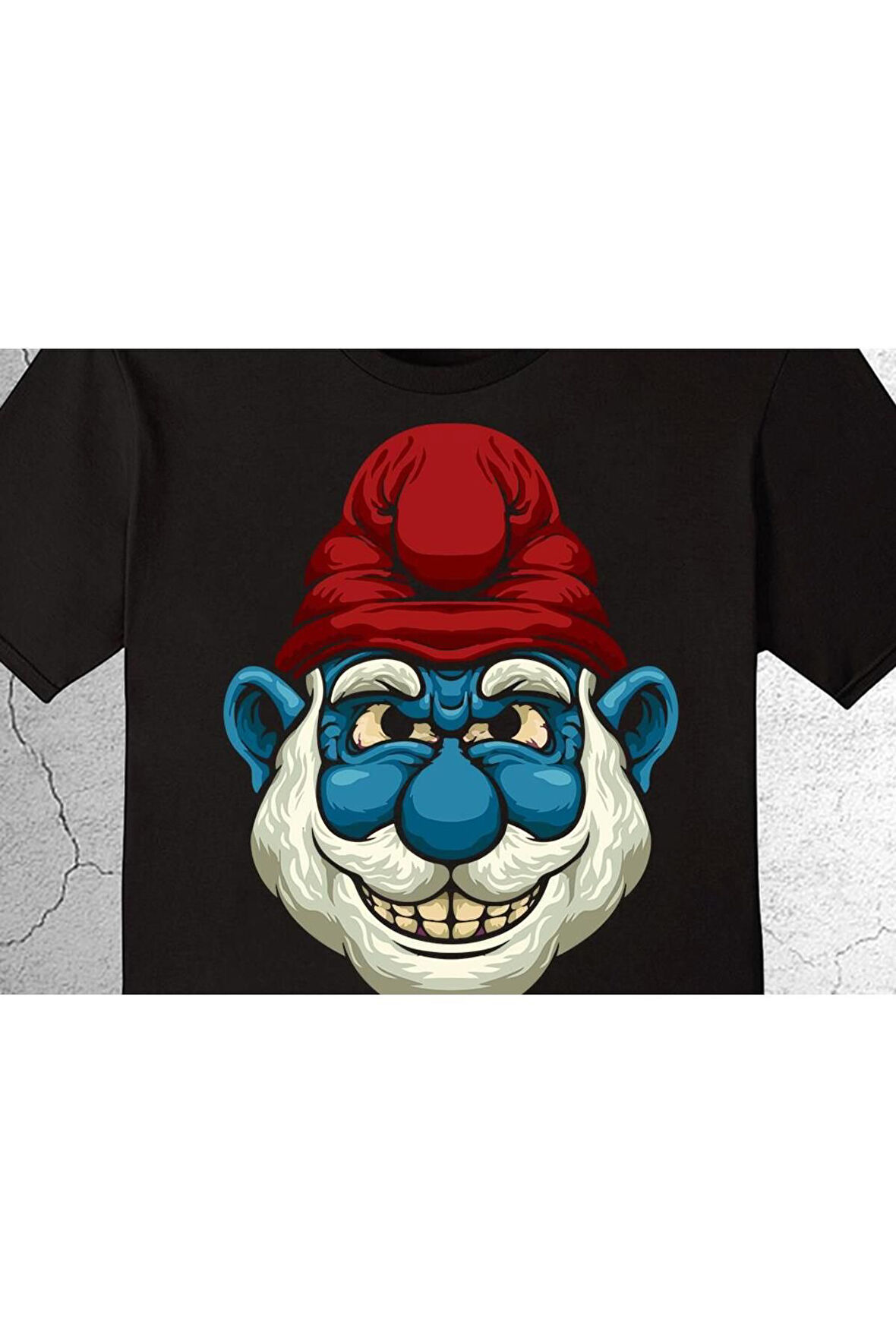 Şirinler Şirin Baba Red Beard Tişört Çocuk T-shirt