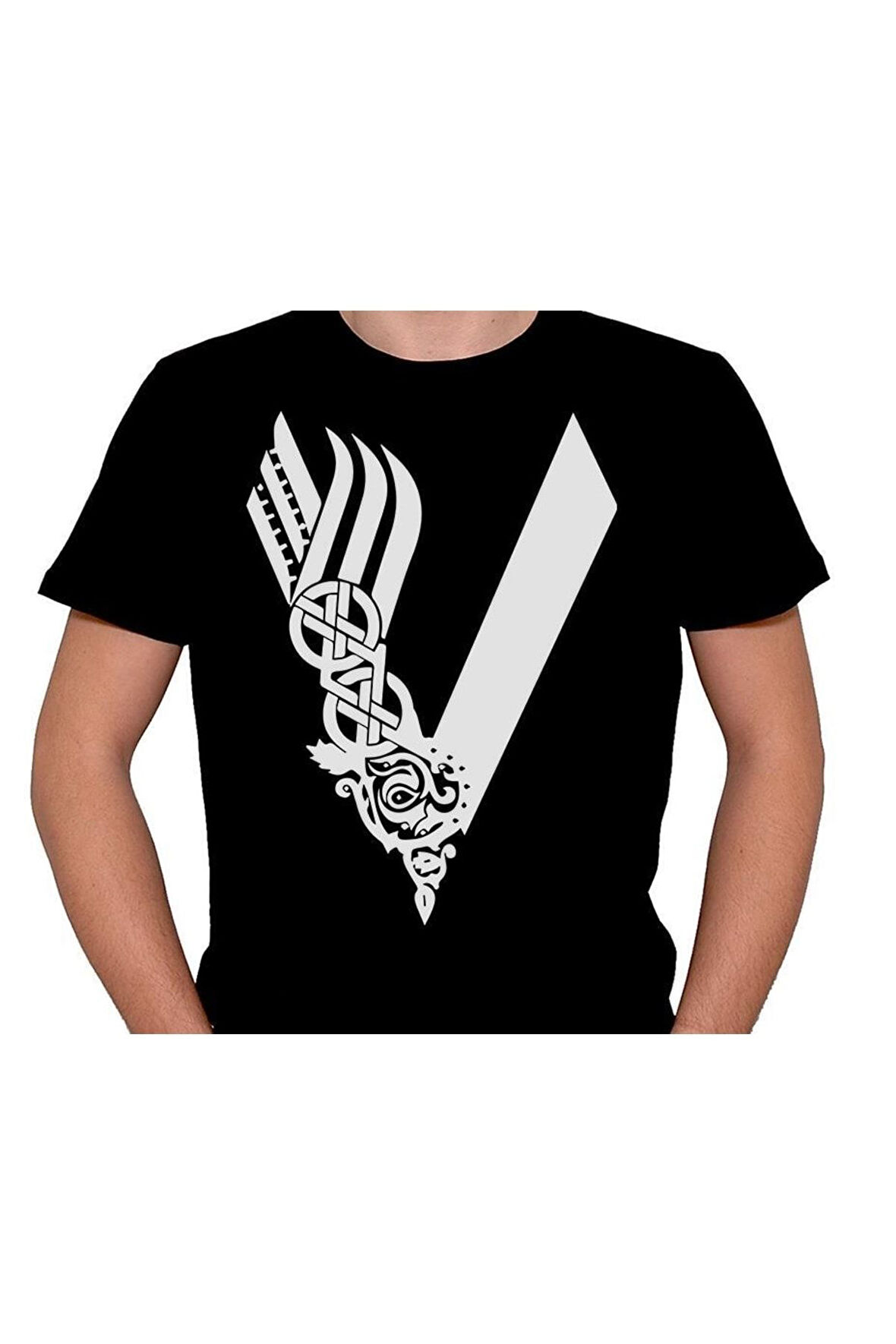 Vikings Ragnarok Logo Tişört Unisex T-shirt