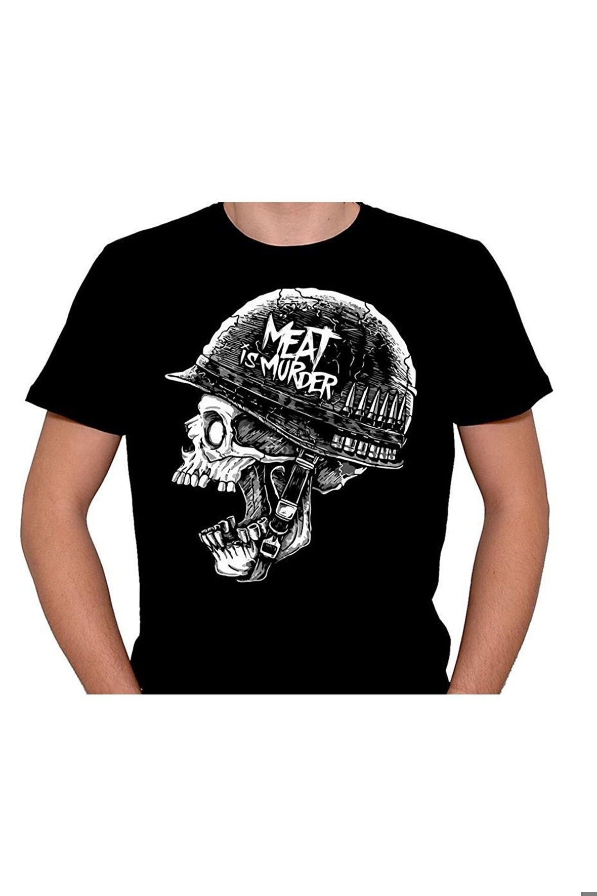 Meat Is Murder Full Metal Jacket Kubricks Film Tişört Unisex T-shirt