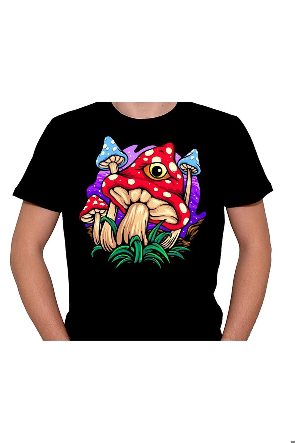 Mushroom Mantar Mantar Ev Tişört Unisex T-shirt