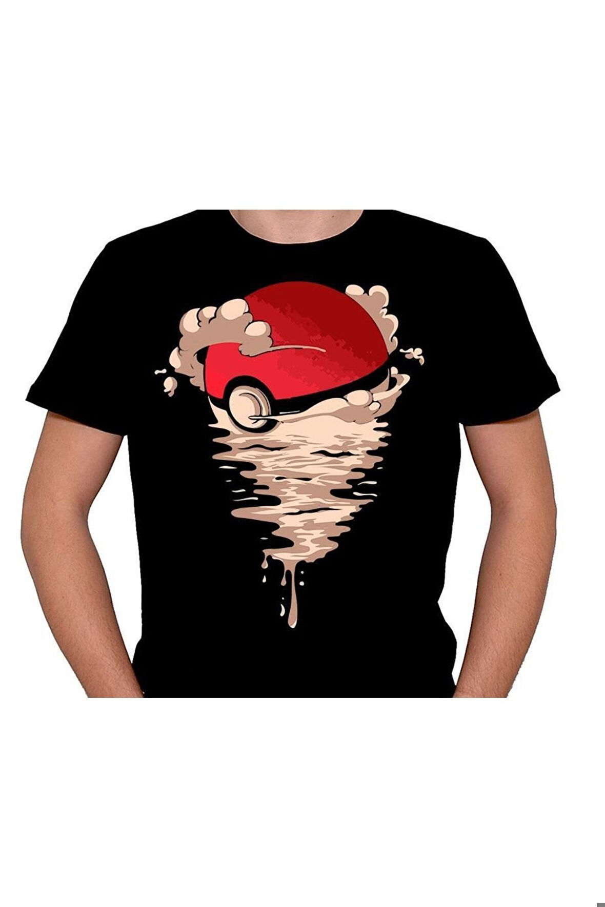 Pokemon Pokemon Go Kırmızı Top Tişört Unisex T-shirt